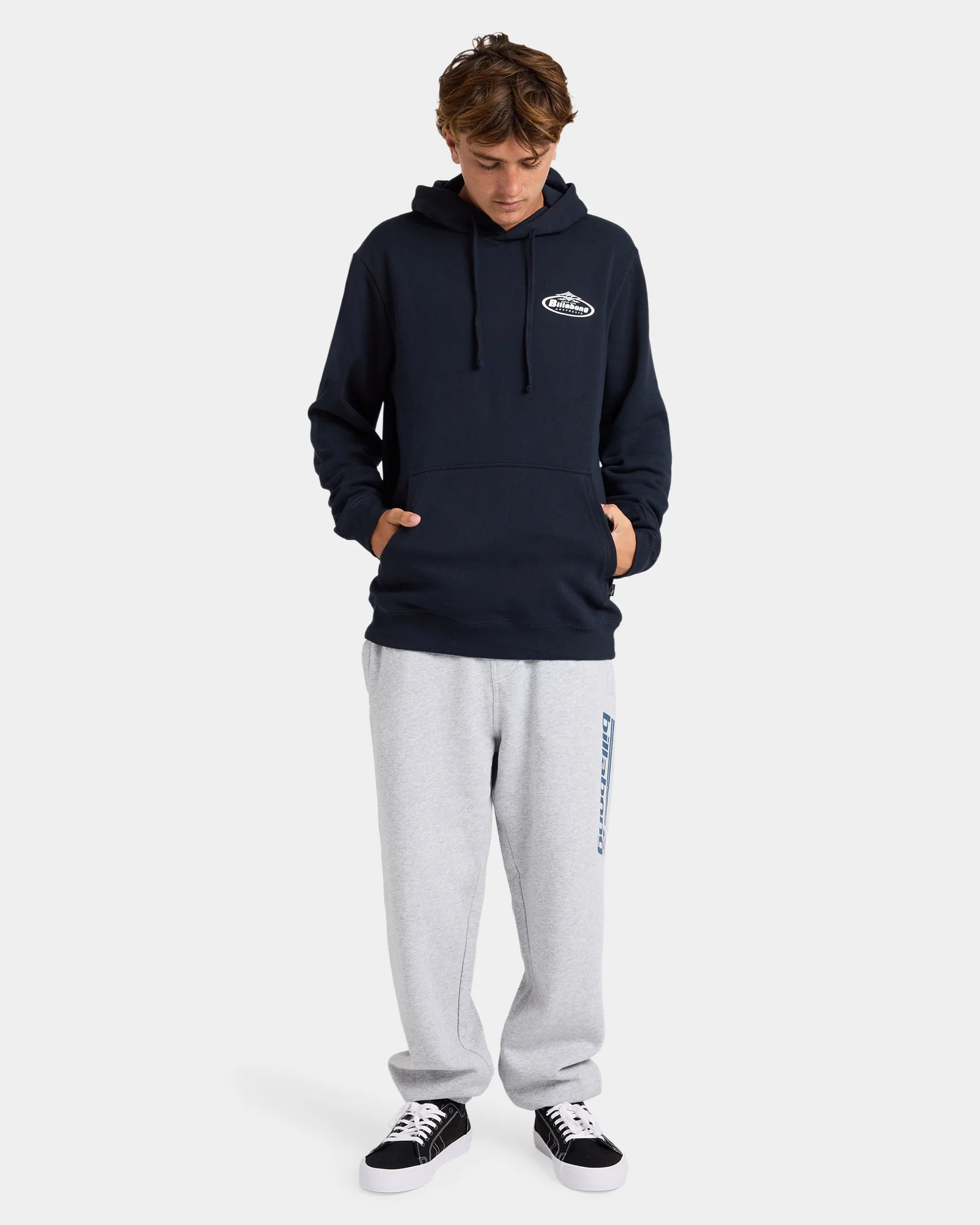 Mens Diamond Wave Pullover Hoodie - Image 5