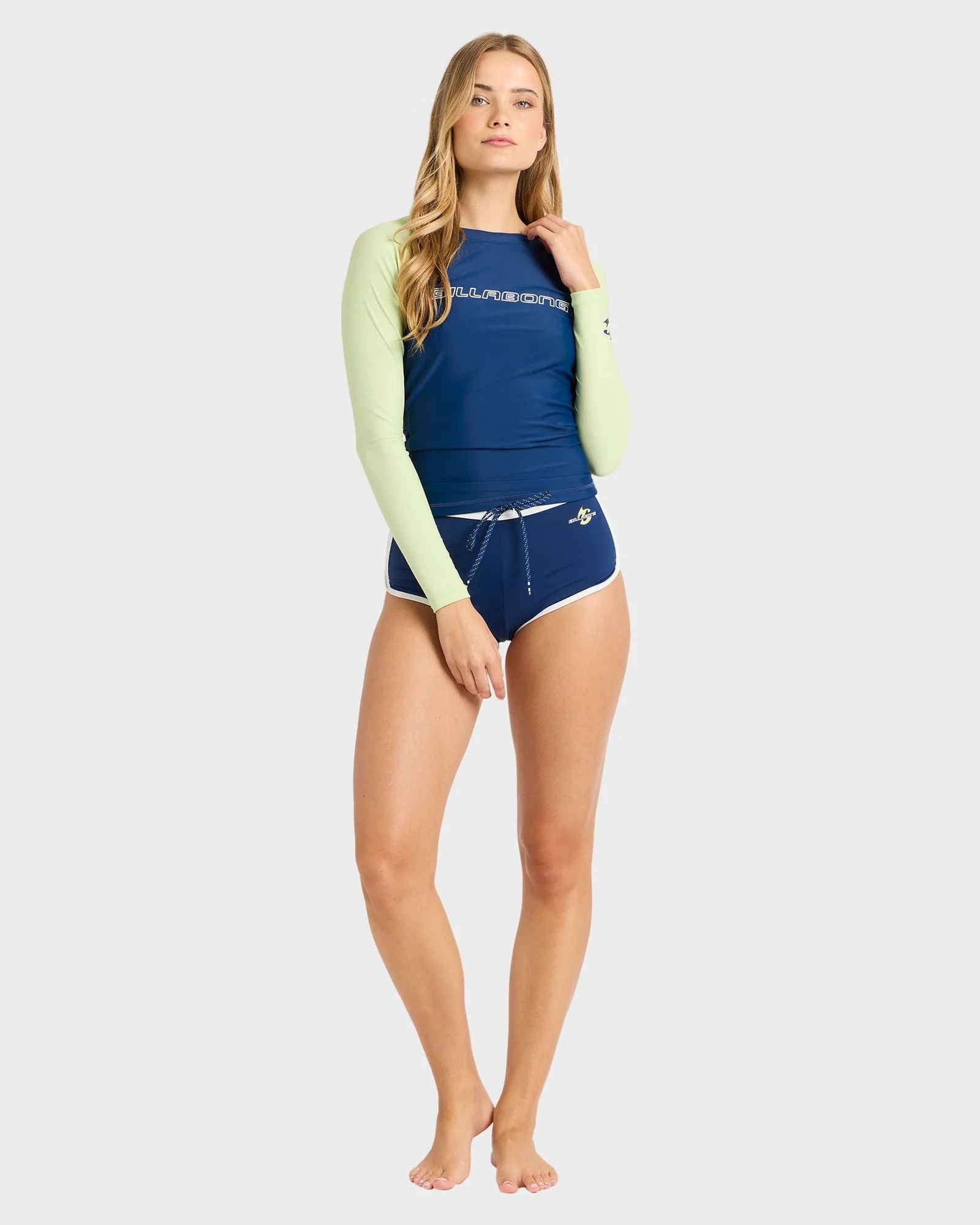 Womens Dig It Long Sleeve Rash Vest - Image 5