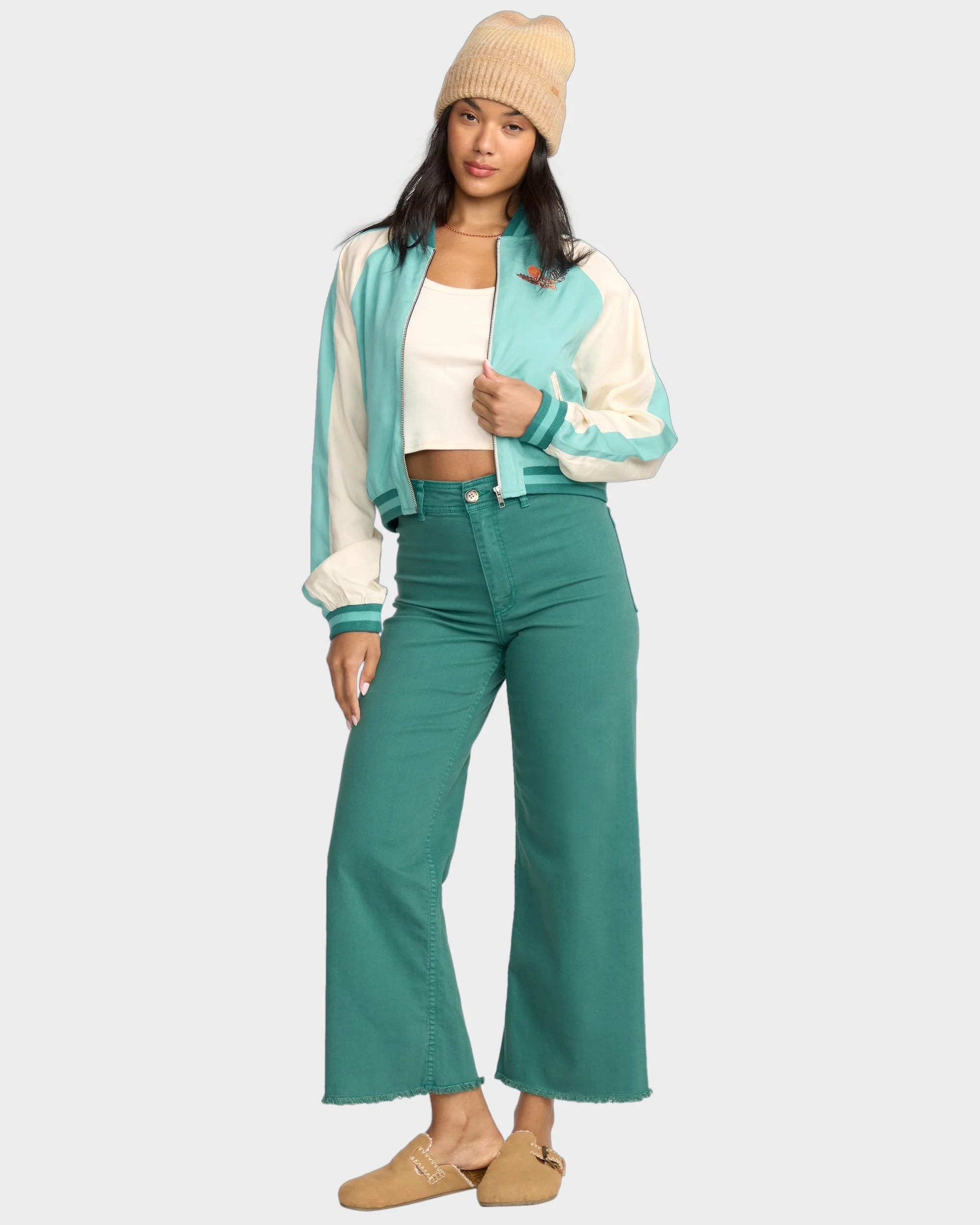 Womens Dream Vacation Bomber Jacket - Image 5