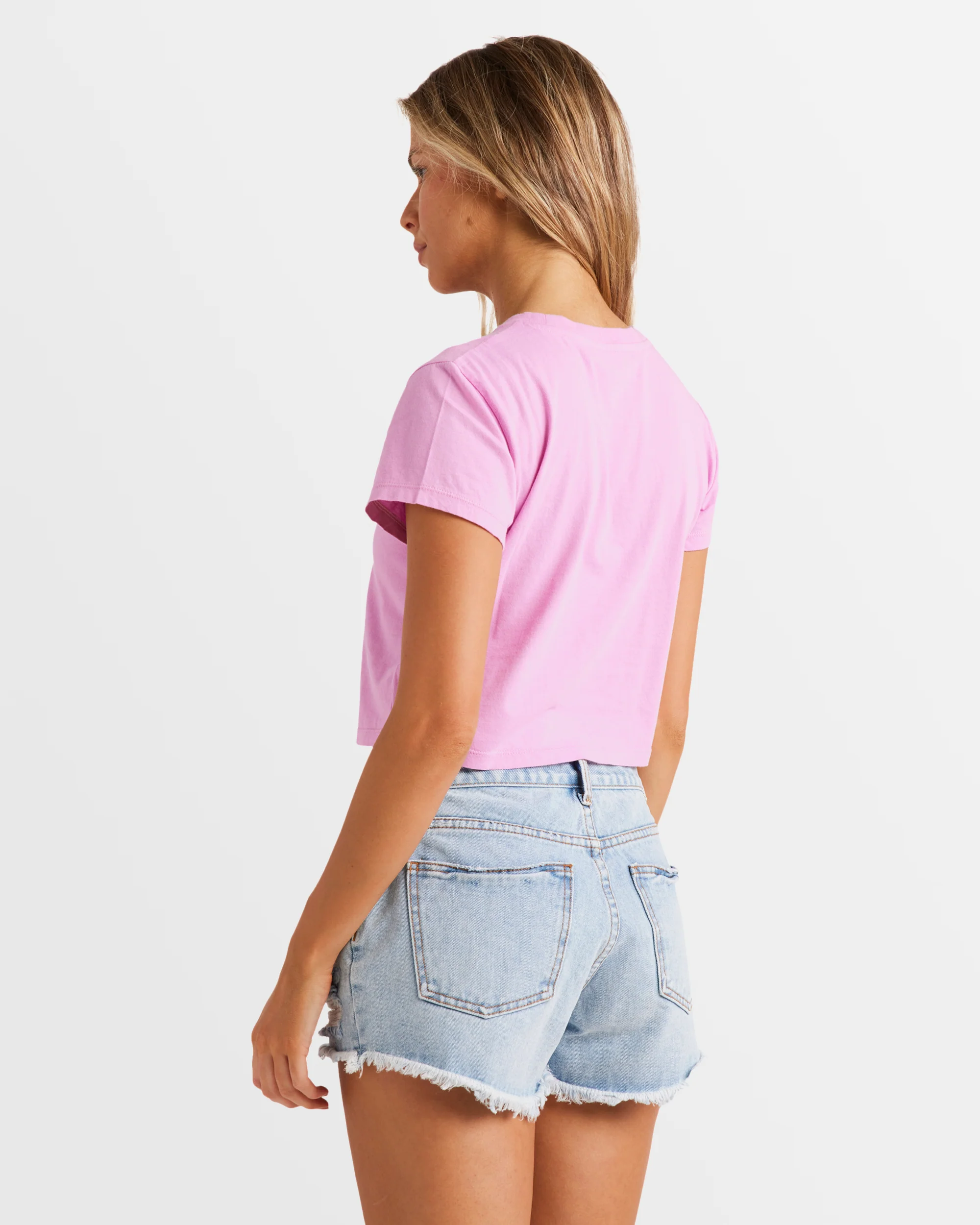 Womens Drift Away Denim Shorts - Image 2