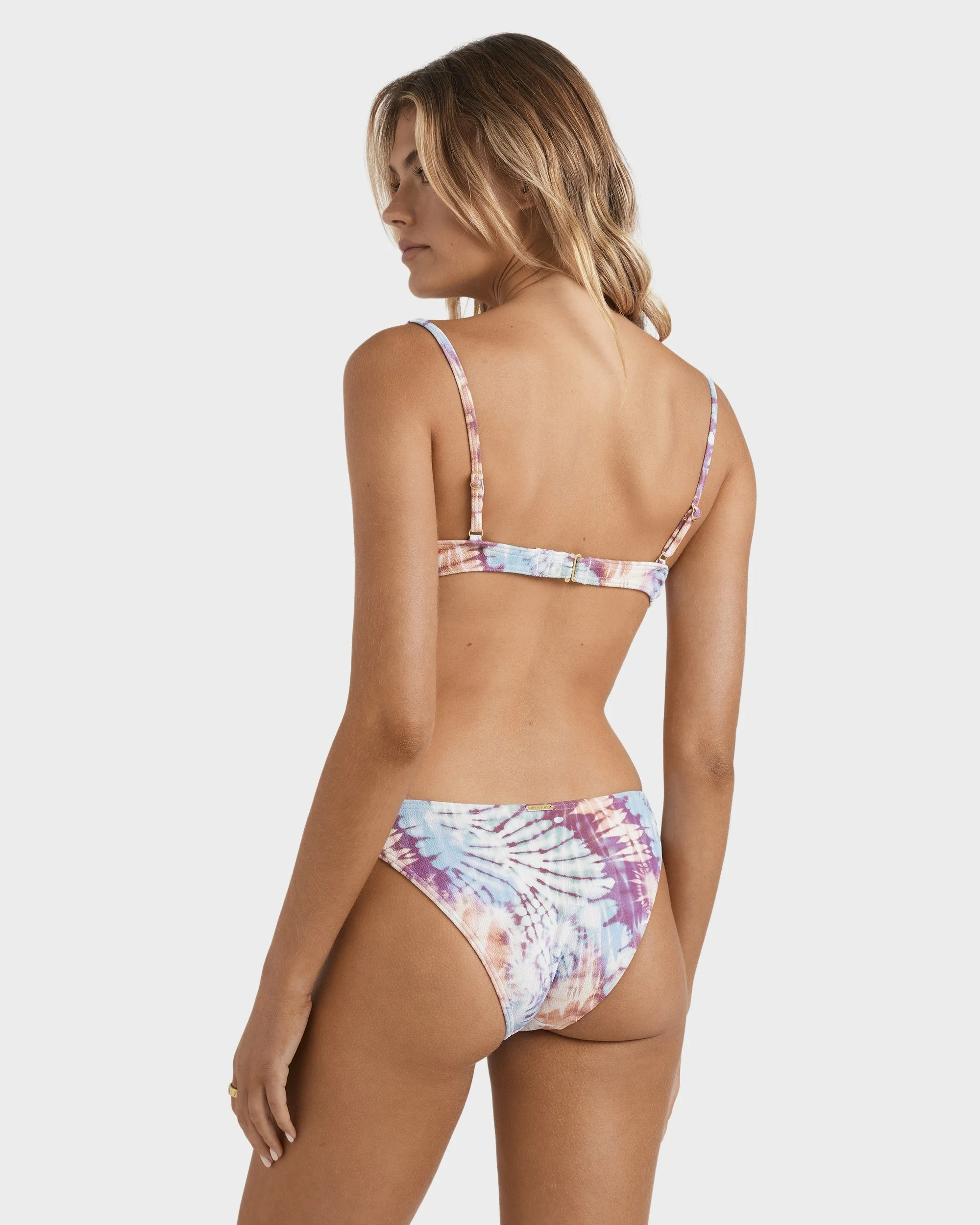 Womens Dyed Pretty Twisterd Demi Underwire Bikini Top - Image 2