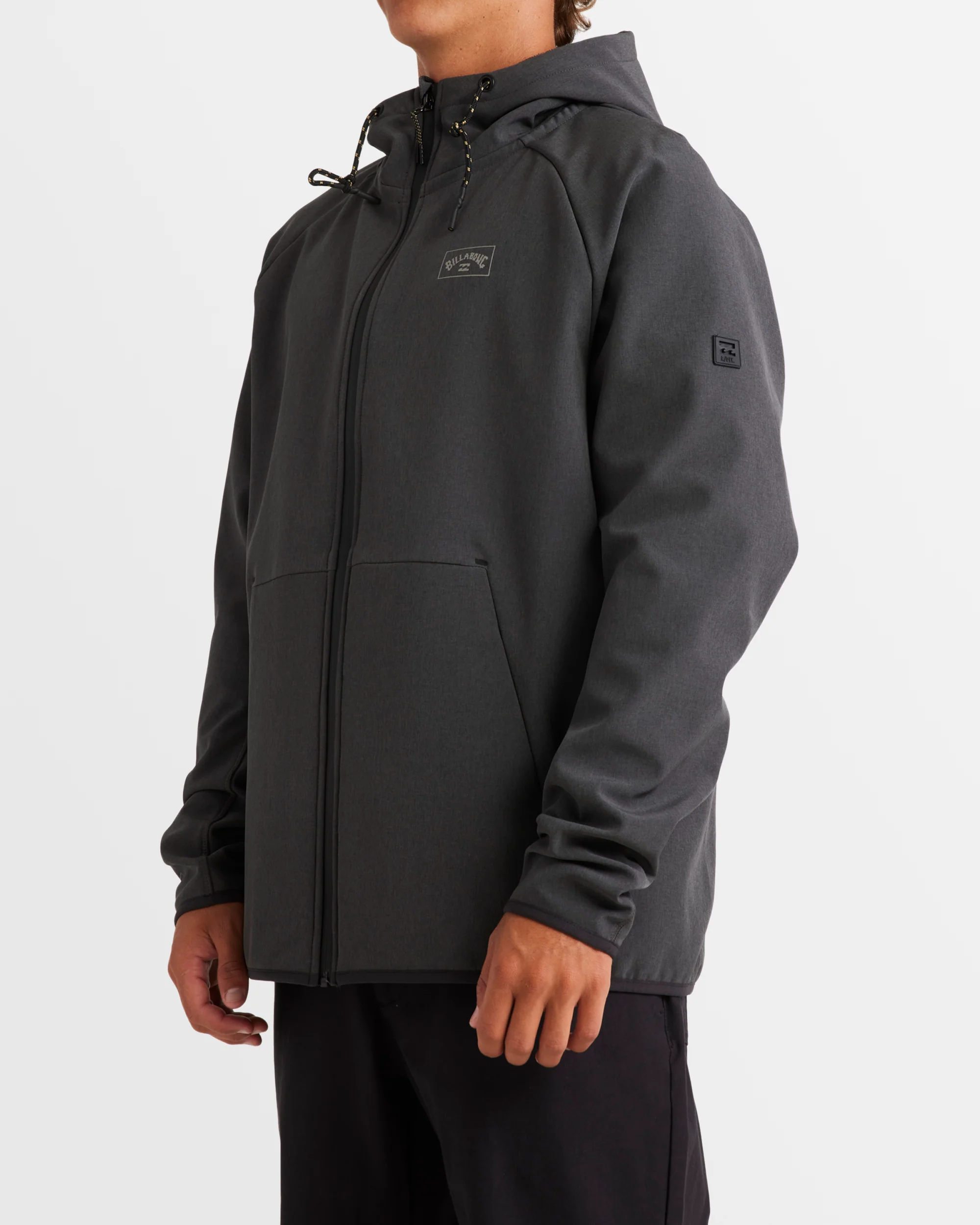 Mens Elements Fleece Hooded Jacket - Image 2