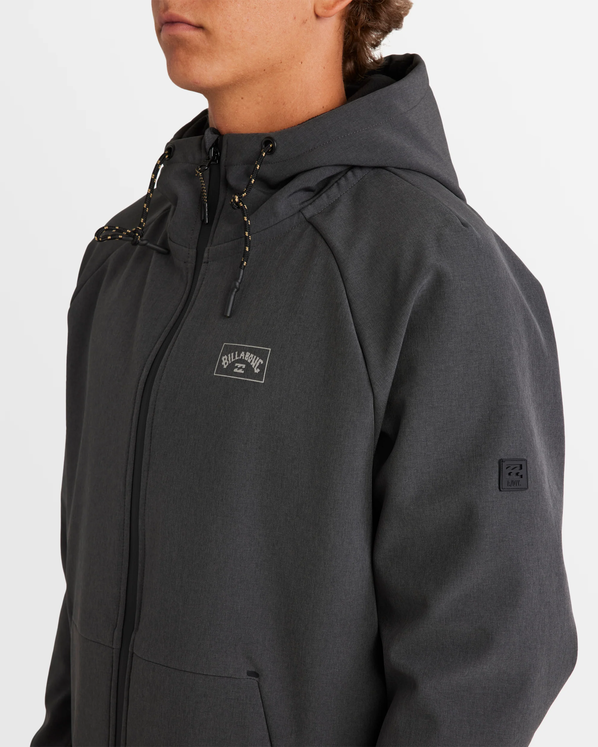 Mens Elements Fleece Hooded Jacket - Image 4