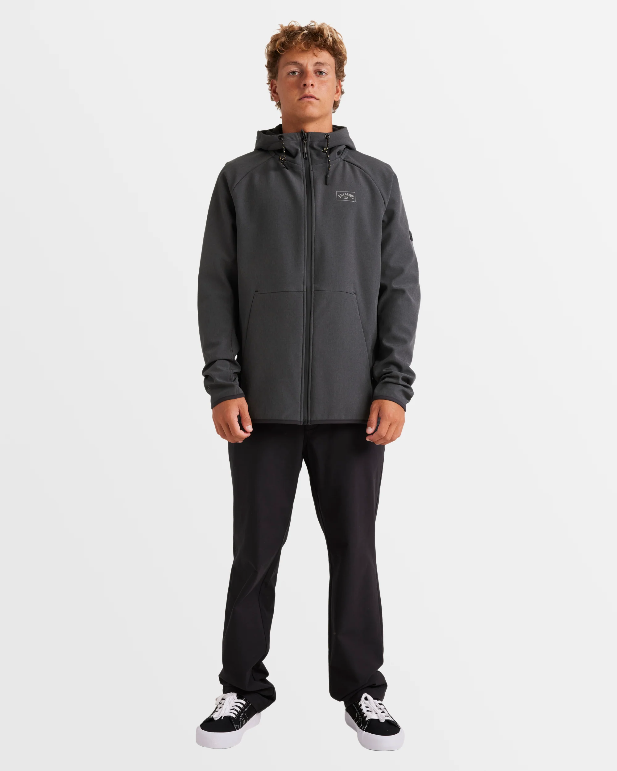 Mens Elements Fleece Hooded Jacket - Image 5