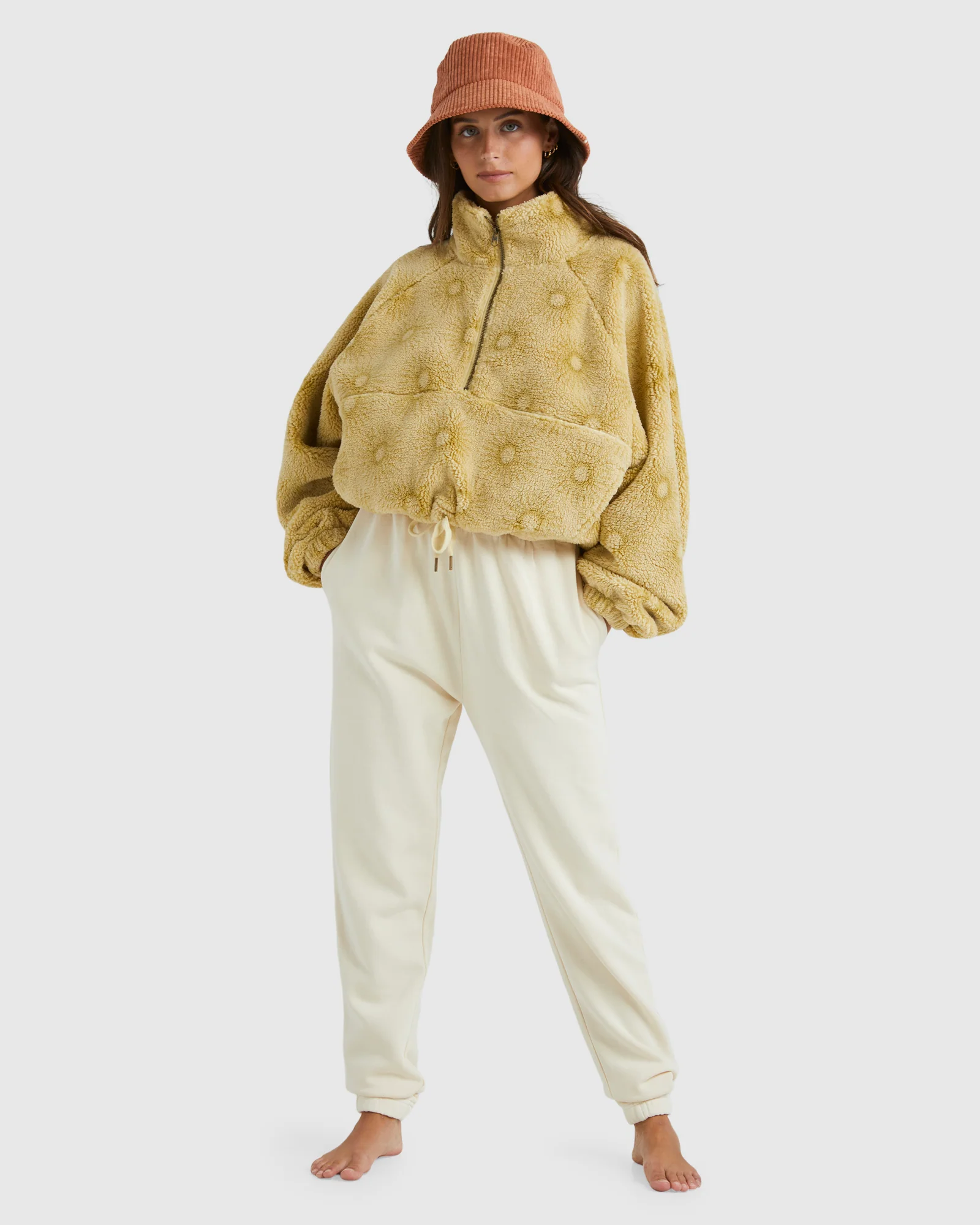 Womens Embers Half Zip Fleece Pullover - Image 5