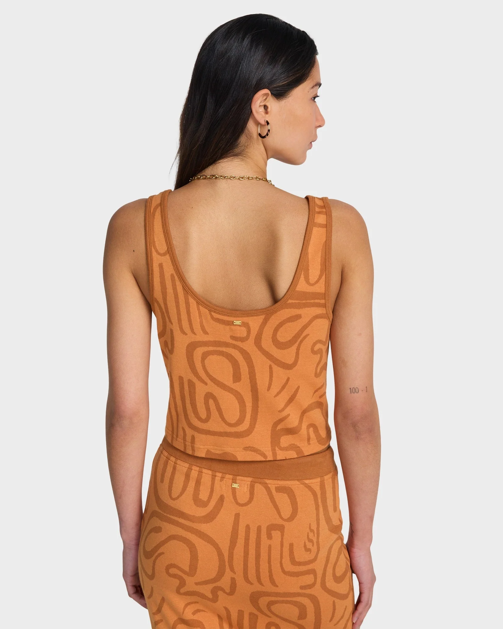 Womens Embers Knit Tank Top - Image 2