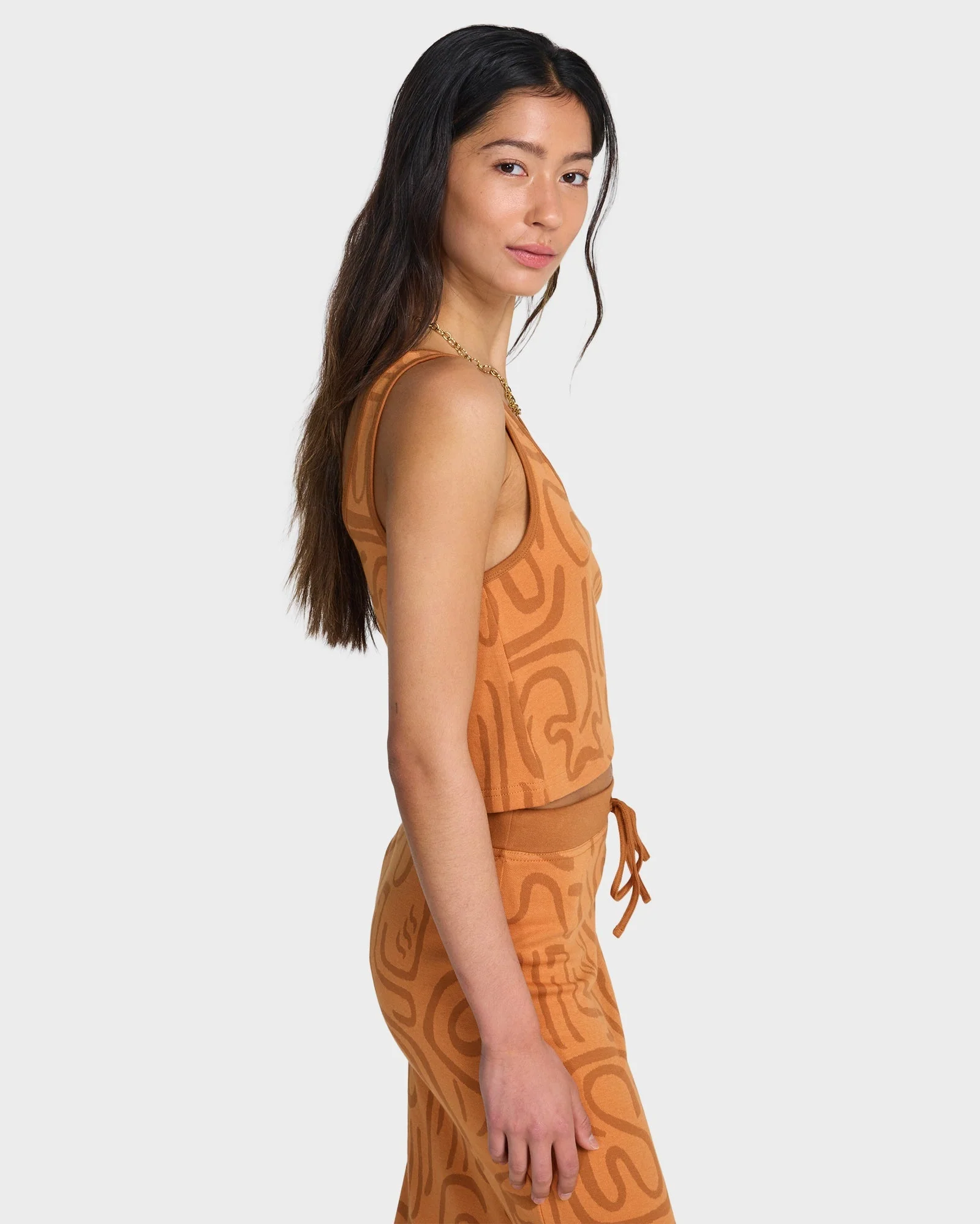 Womens Embers Knit Tank Top - Image 3
