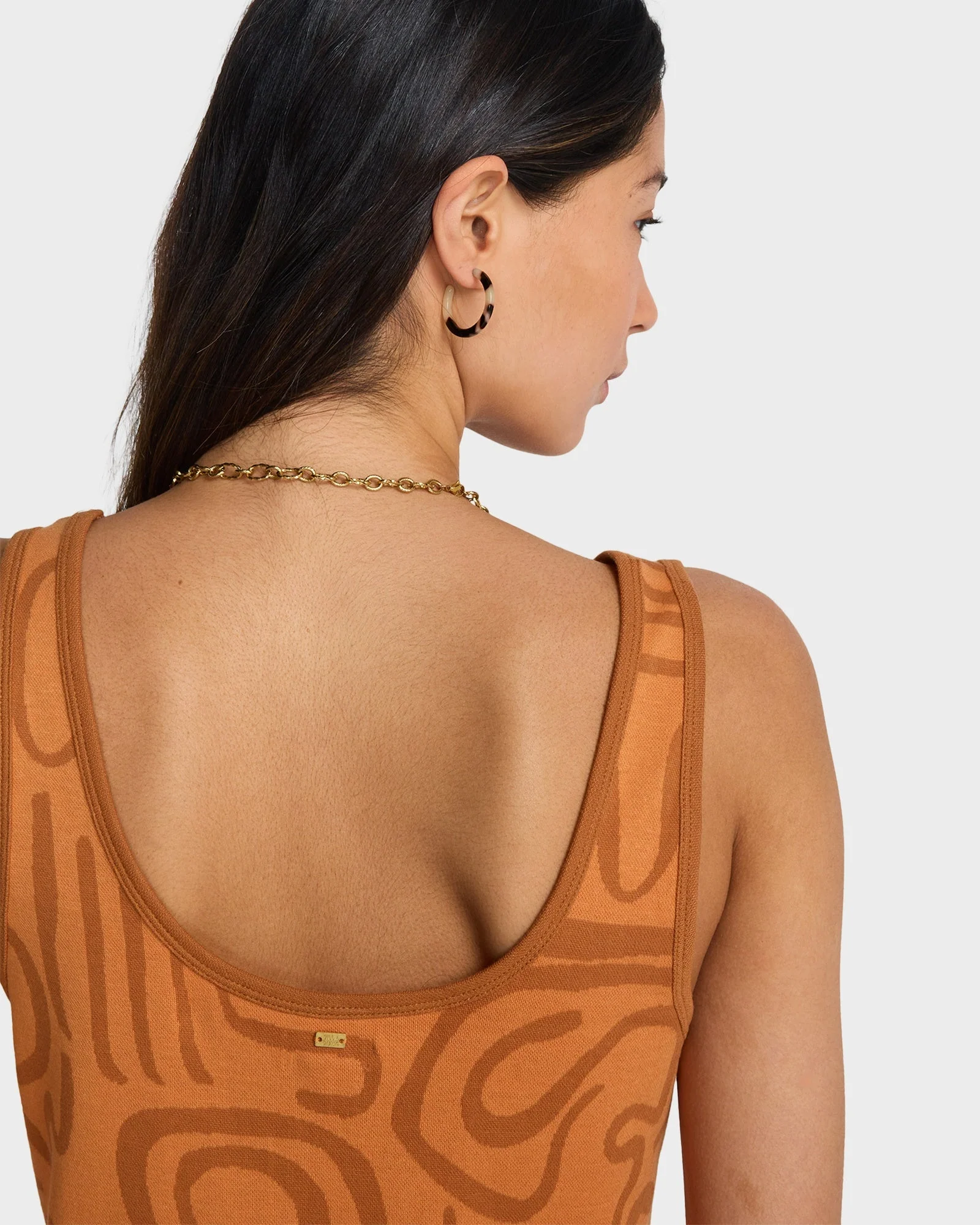Womens Embers Knit Tank Top - Image 4