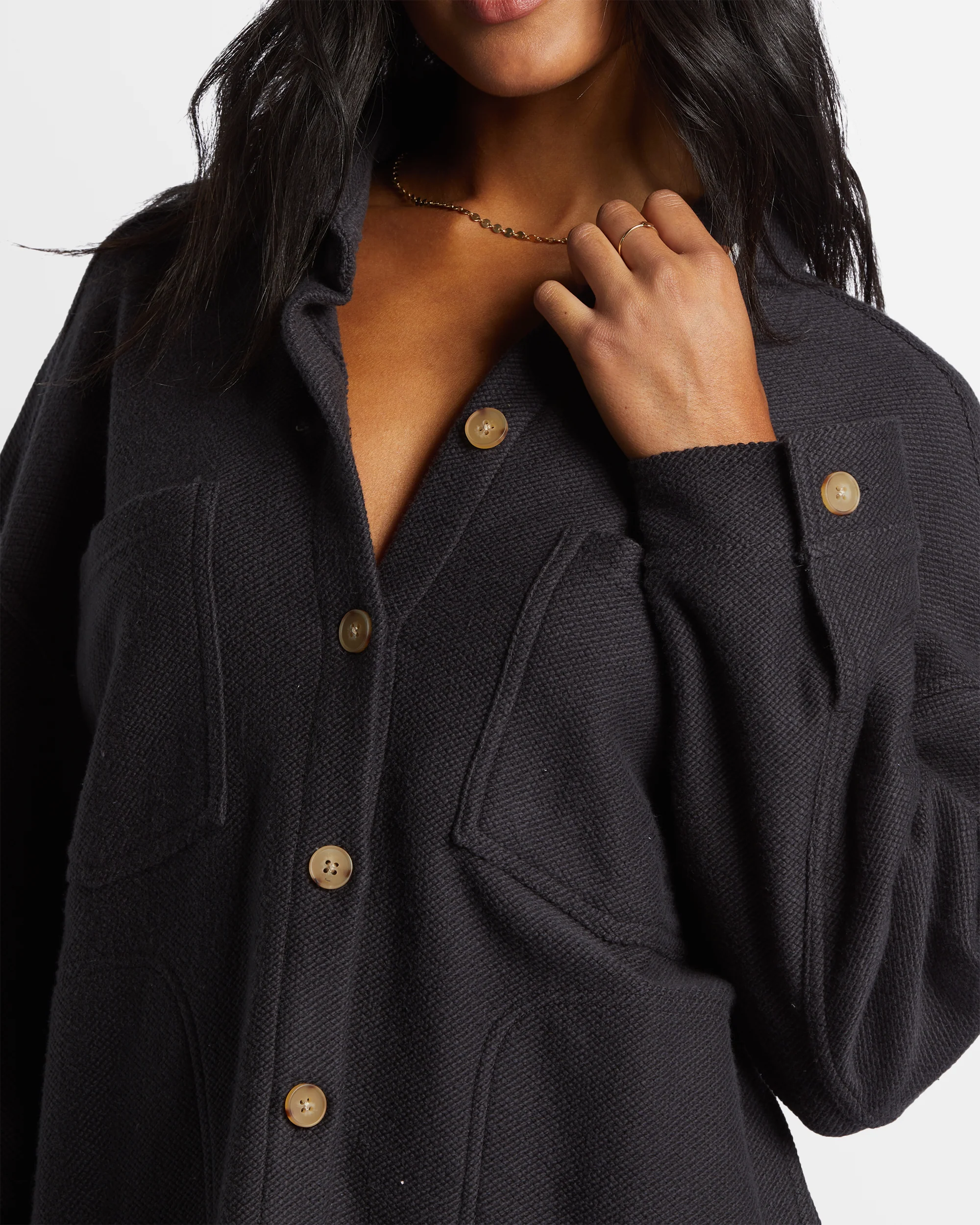 Womens Everytime Shacket - Image 5