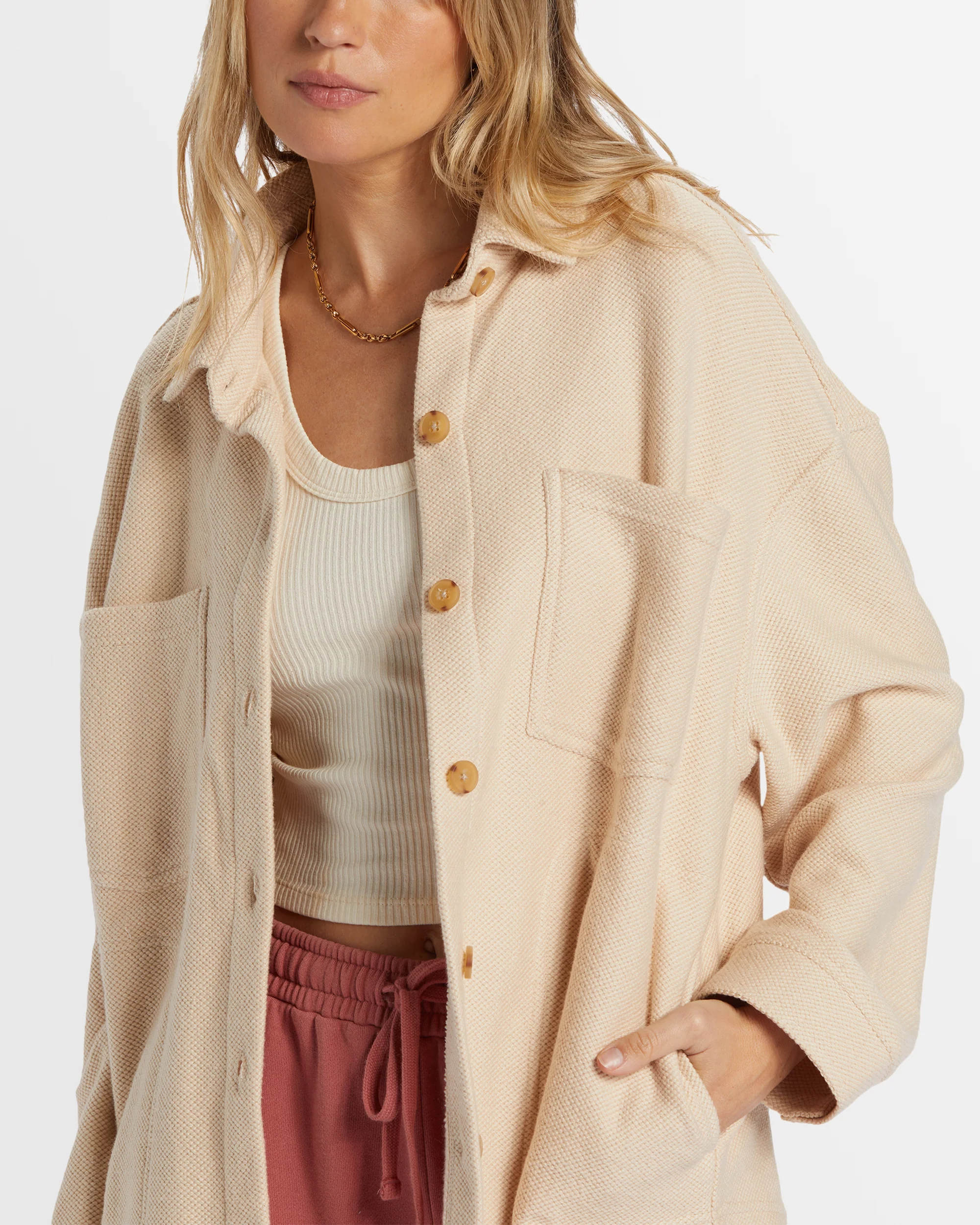 Womens Everytime Shacket - Image 4