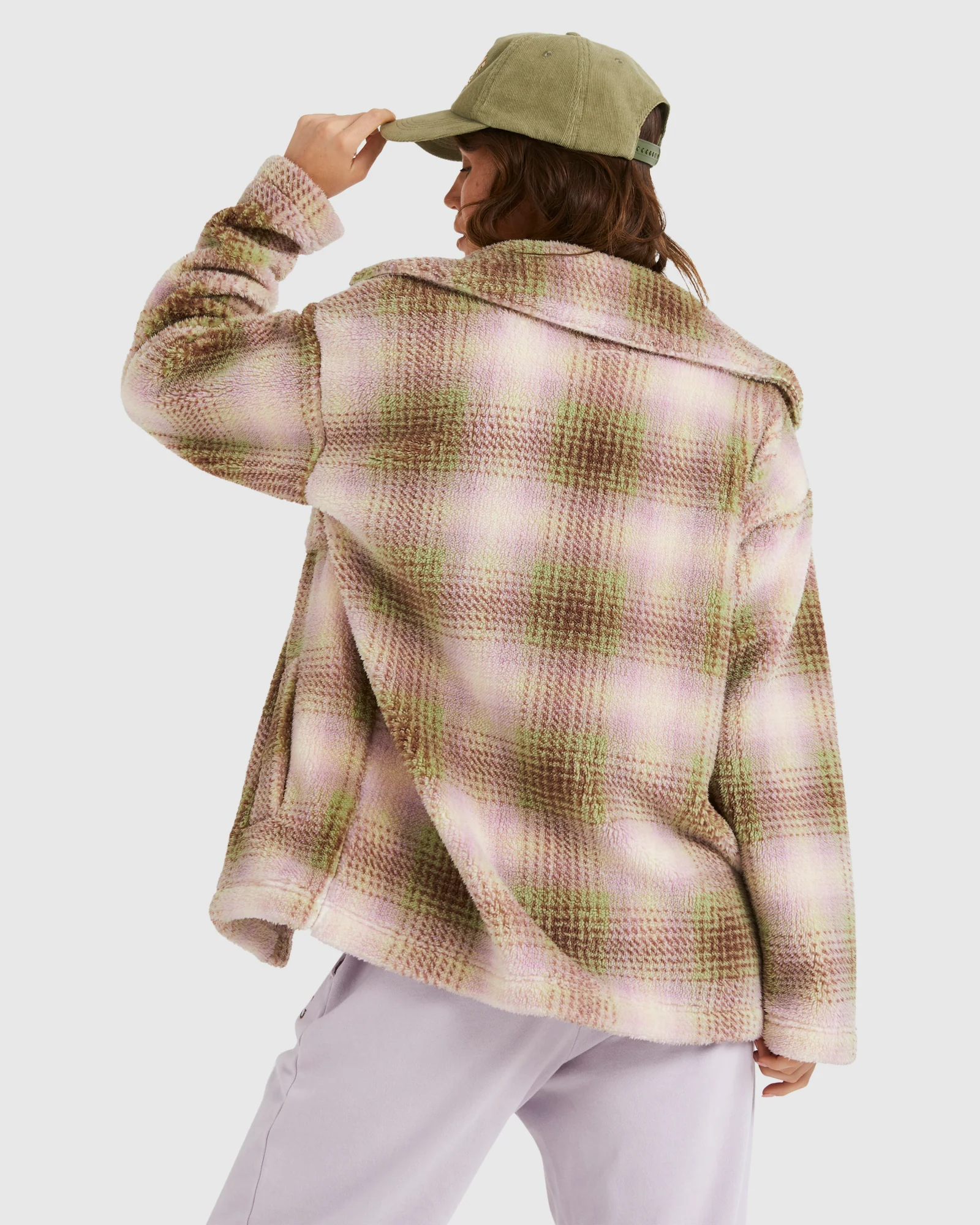 Womens Fairbanks Fleece Shacket - Image 3