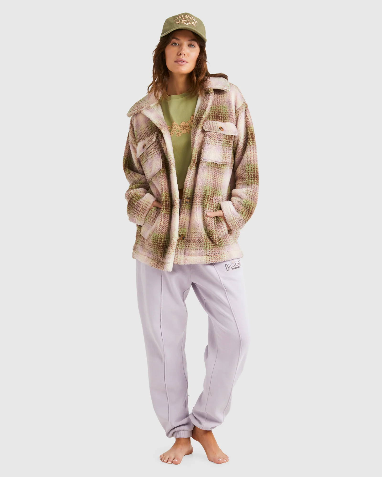 Womens Fairbanks Fleece Shacket - Image 5