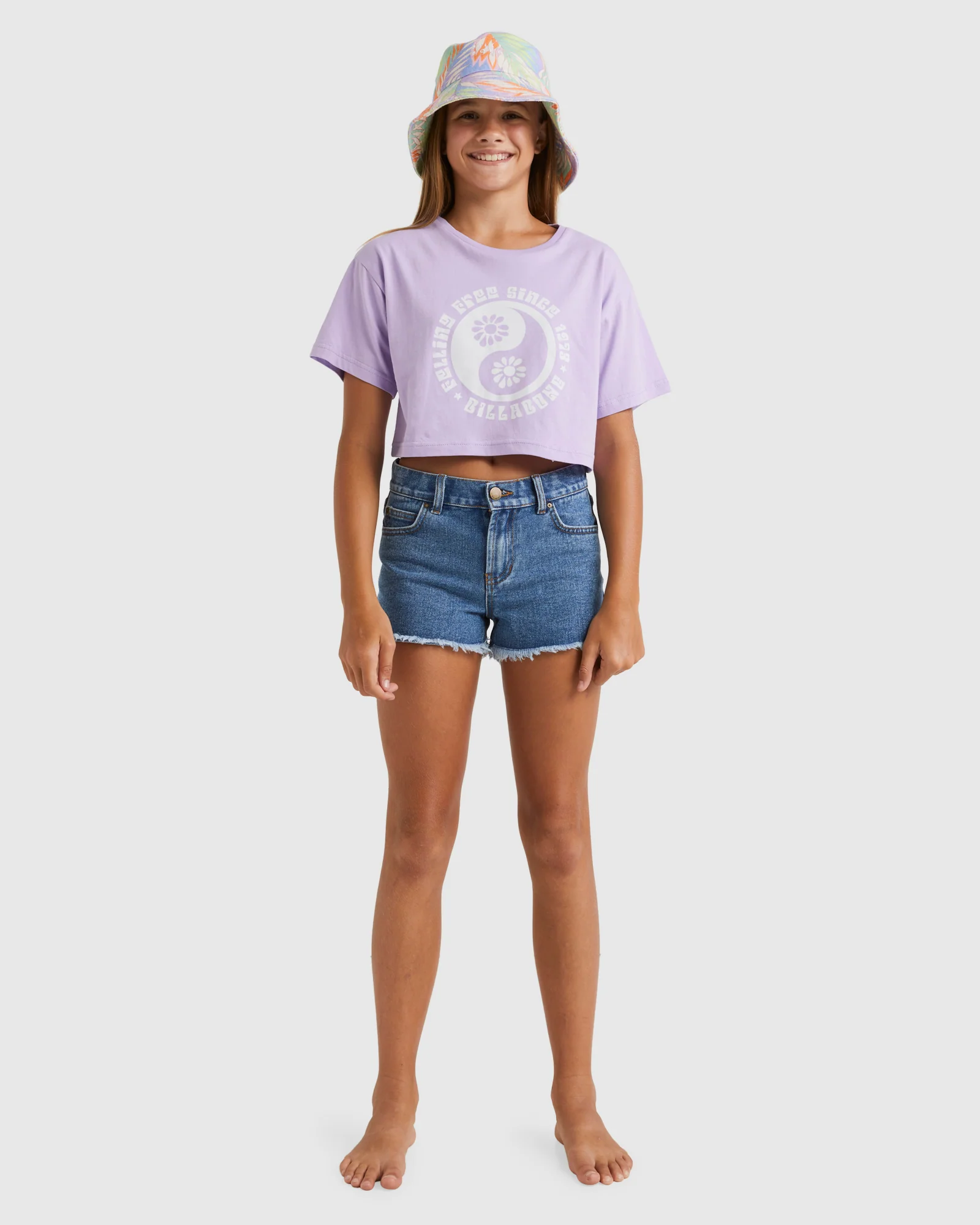 Girls 6-12 Feeling Free True Boy Crop T-Shirt - Image 5