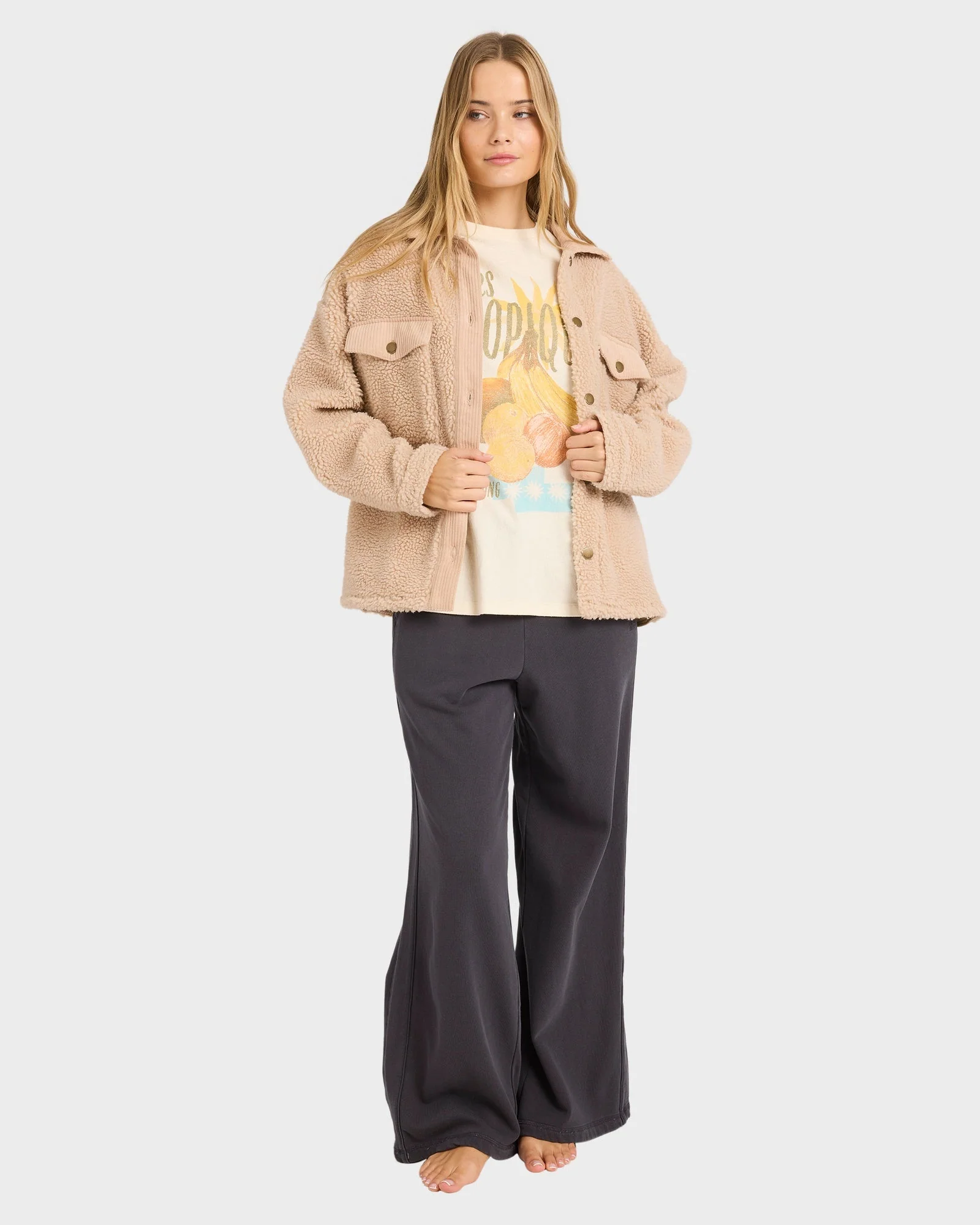 Womens Feeling Toasty Fleece Jacket - Image 5