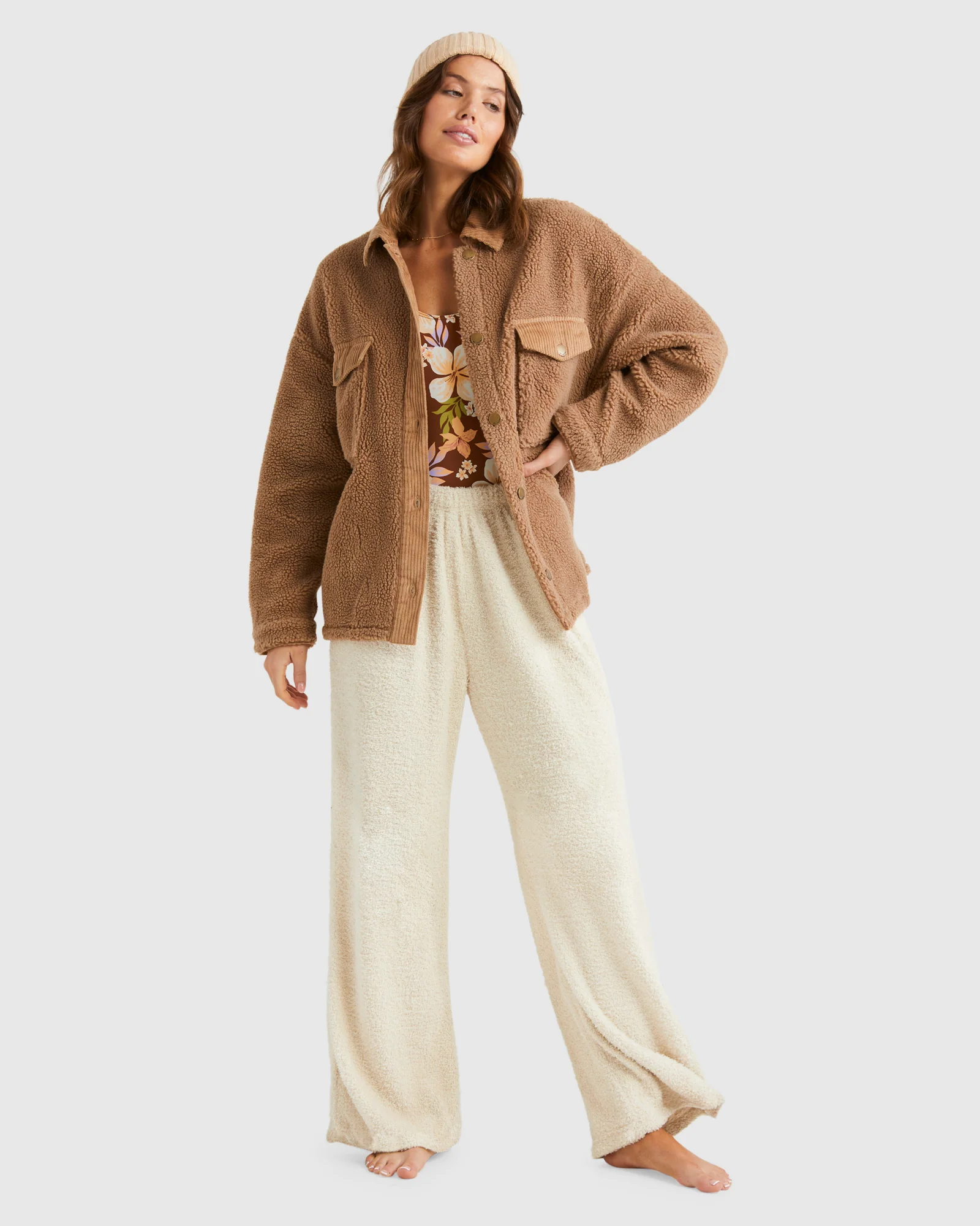 Womens Feeling Toasty Fleece Jacket - Image 5