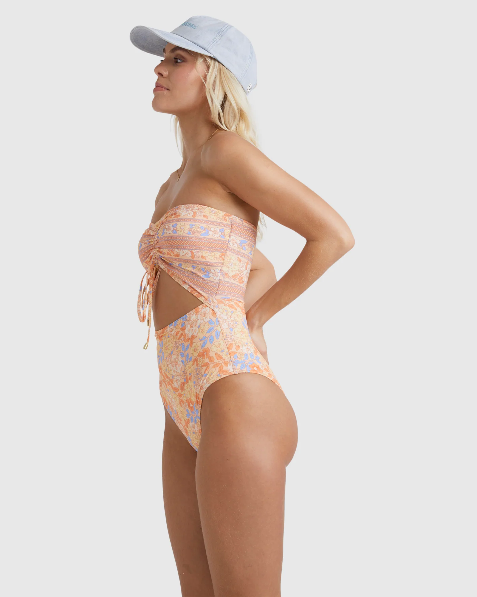 Womens Fine By Me Summer Bandeau One Piece - Image 2
