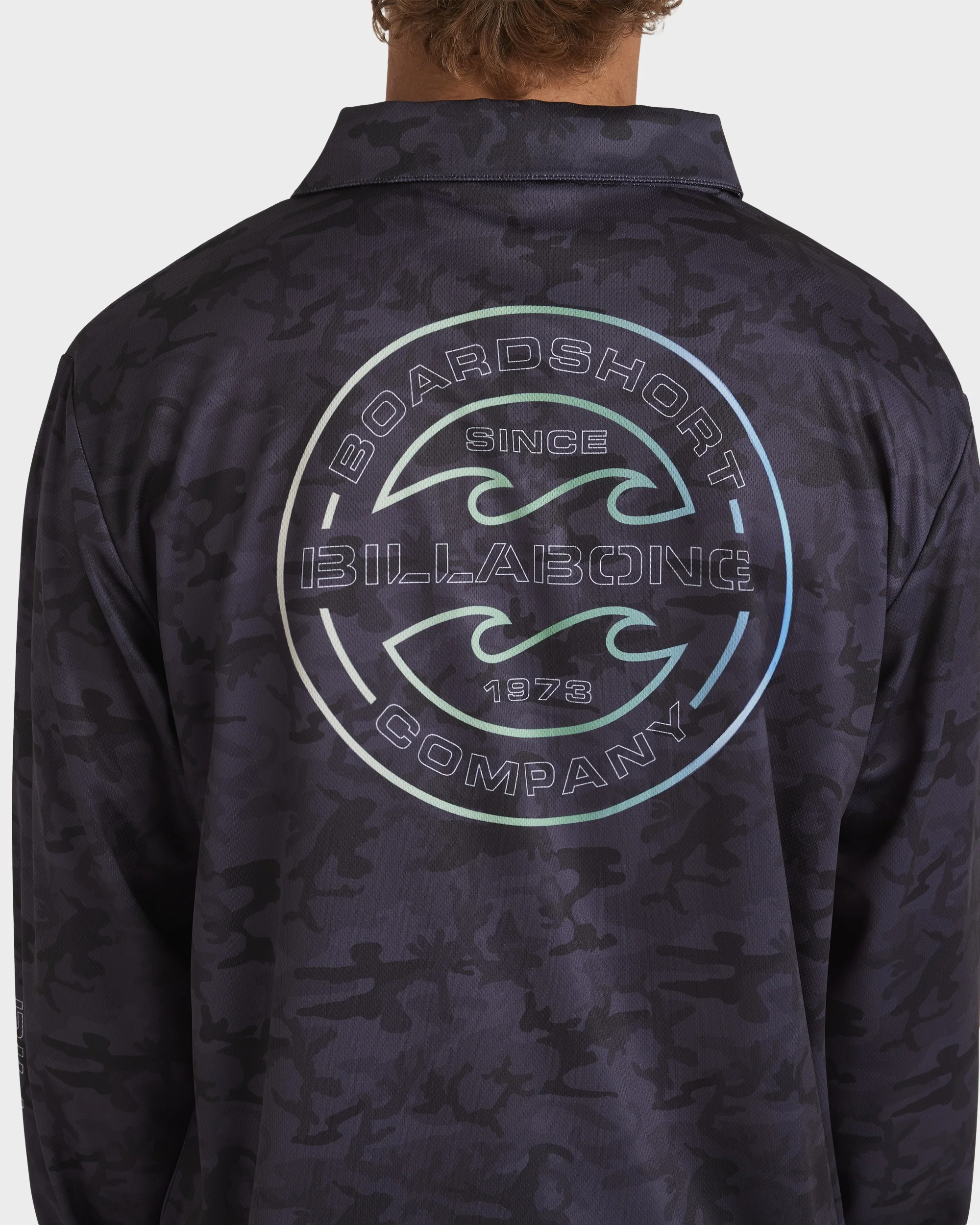 Mens Fisho Long Sleeve Rash Vest - Image 5