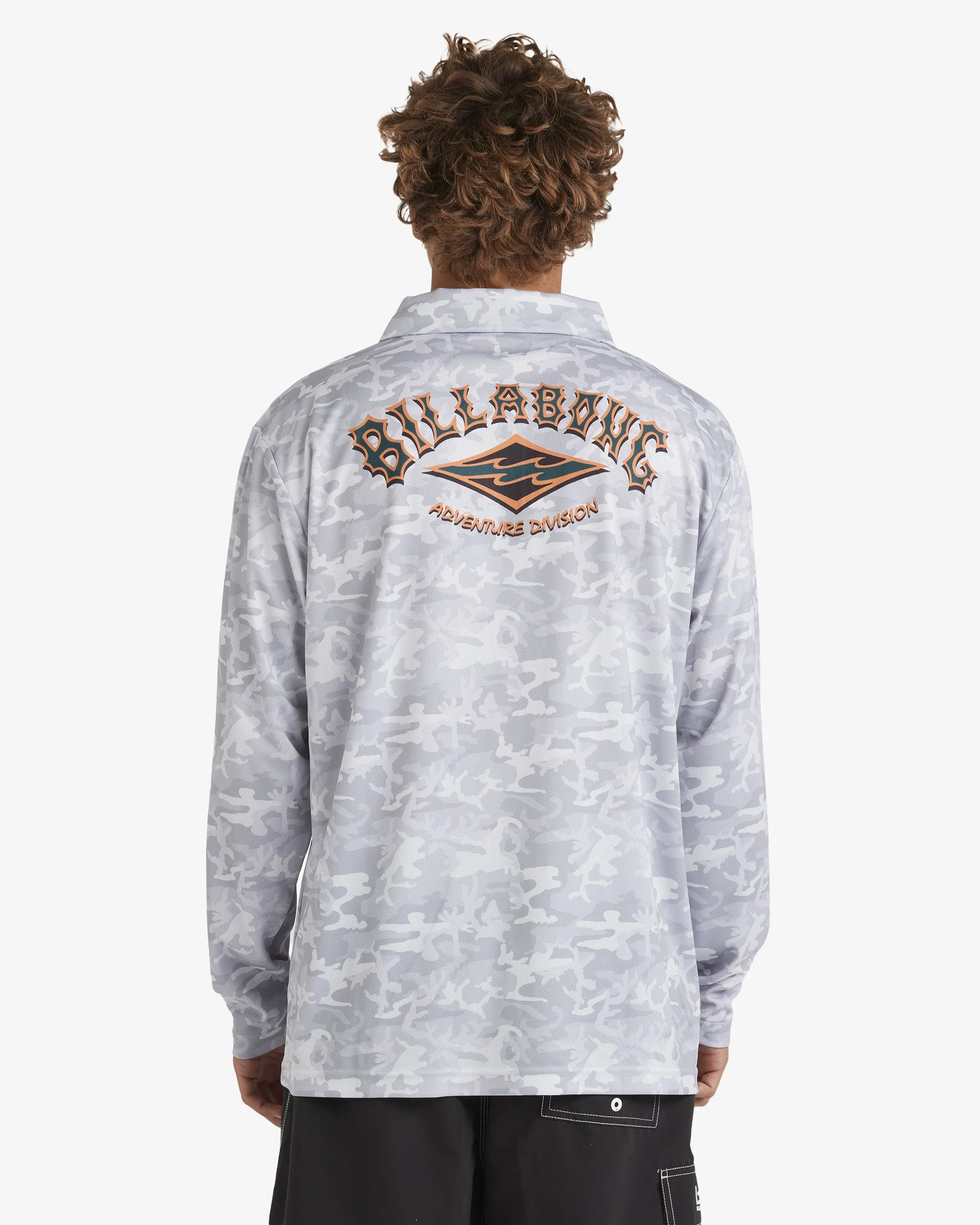 Mens Fisho Long Sleeve Rash Vest - Image 2