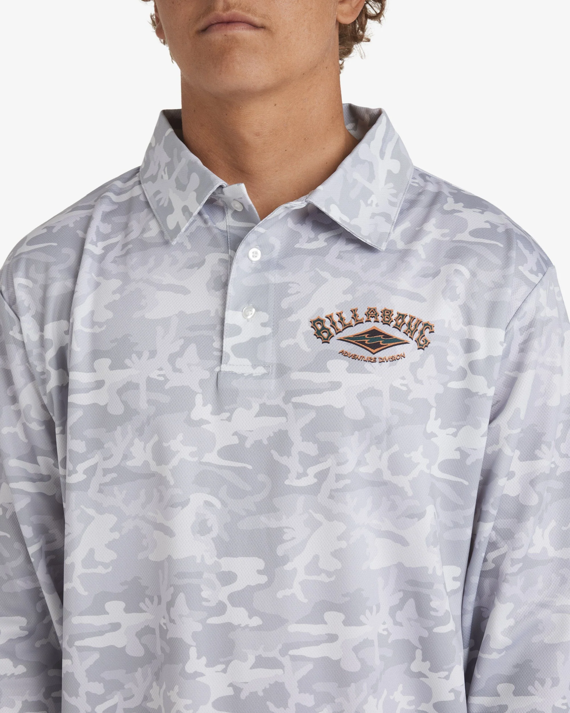 Mens Fisho Long Sleeve Rash Vest - Image 3