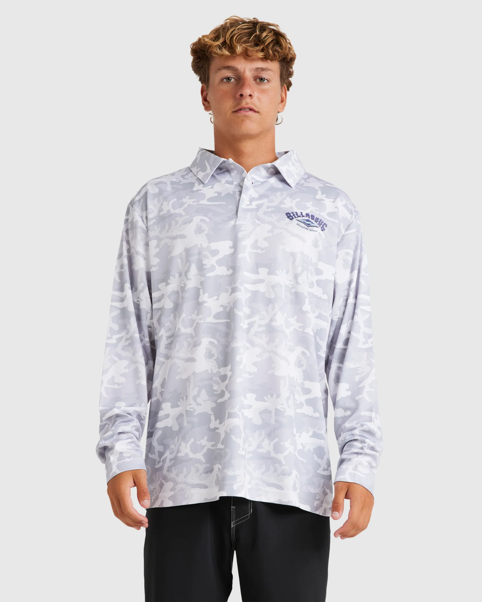 Mens Fisho UPF 50 Long Sleeve Surf Shirt