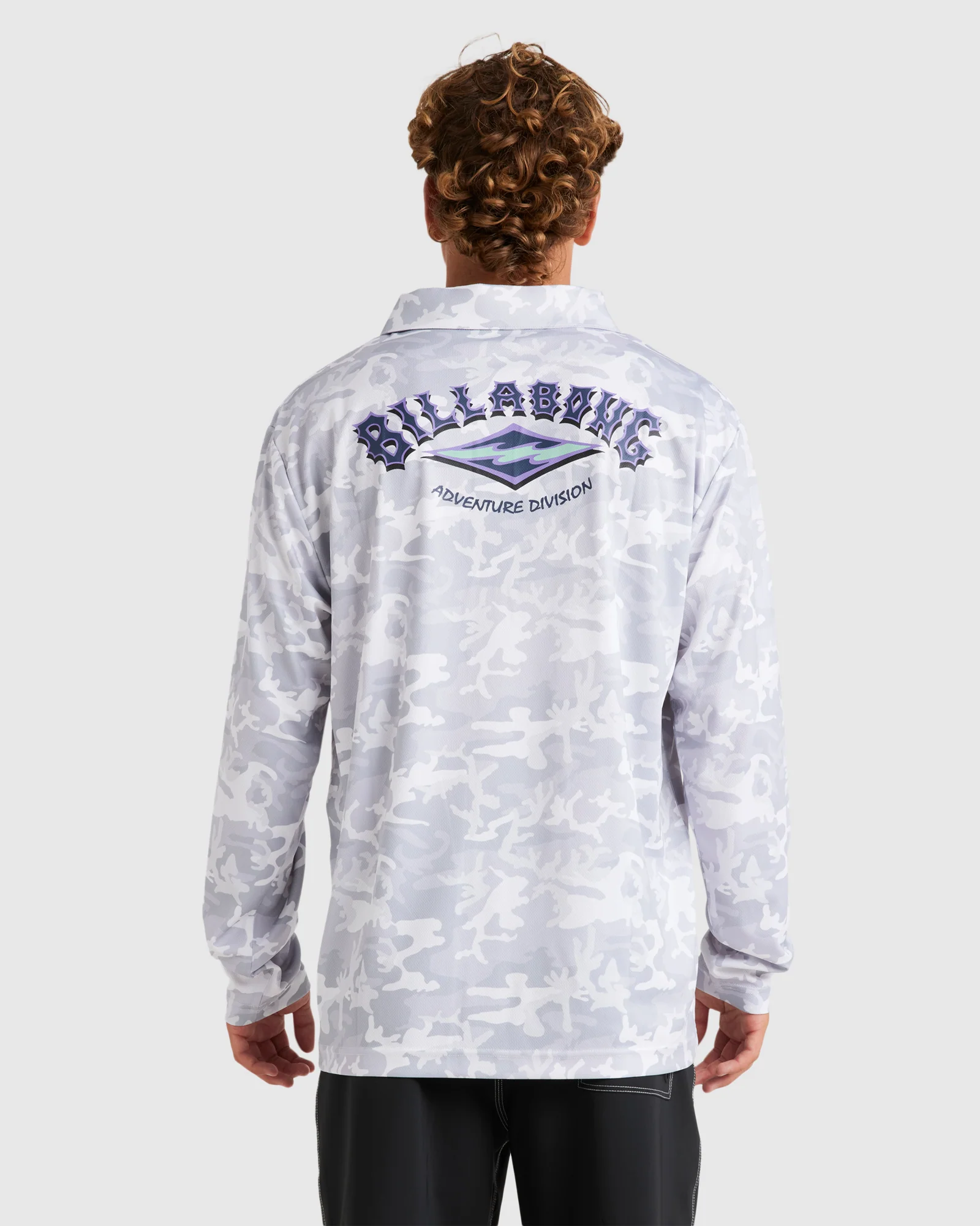 Mens Fisho UPF 50 Long Sleeve Surf Shirt - Image 3