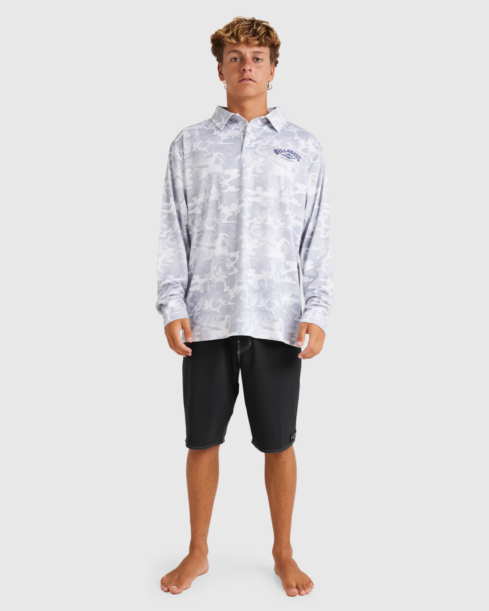 Mens Fisho UPF 50 Long Sleeve Surf Shirt - Image 5