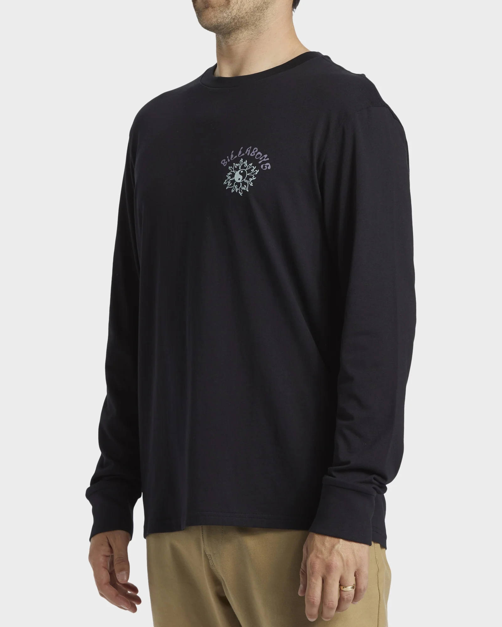 Mens Flow Long Sleeve T-Shirt - Image 3