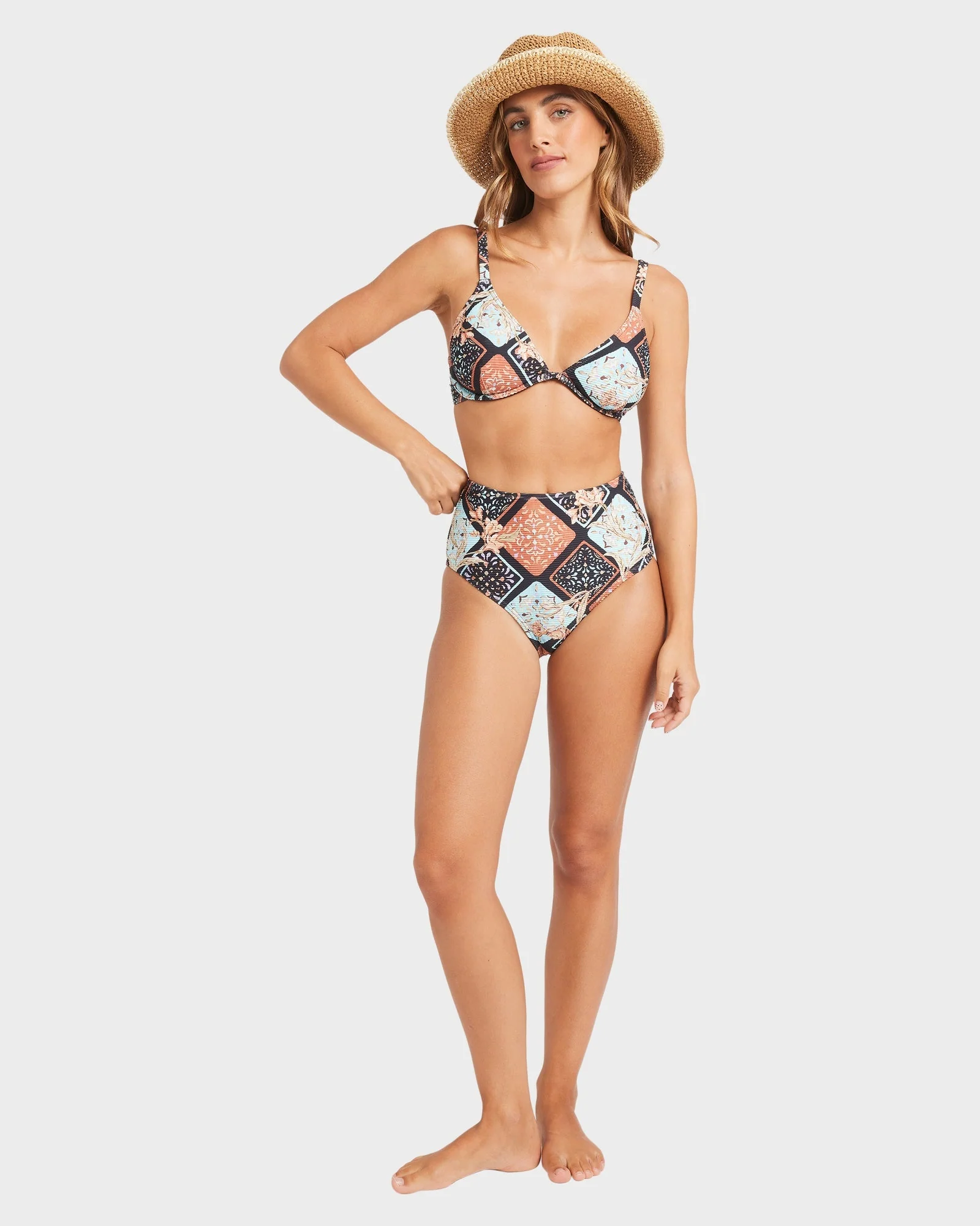 Womens Forever Folk Hi Retro Bikini Bottom - Image 5