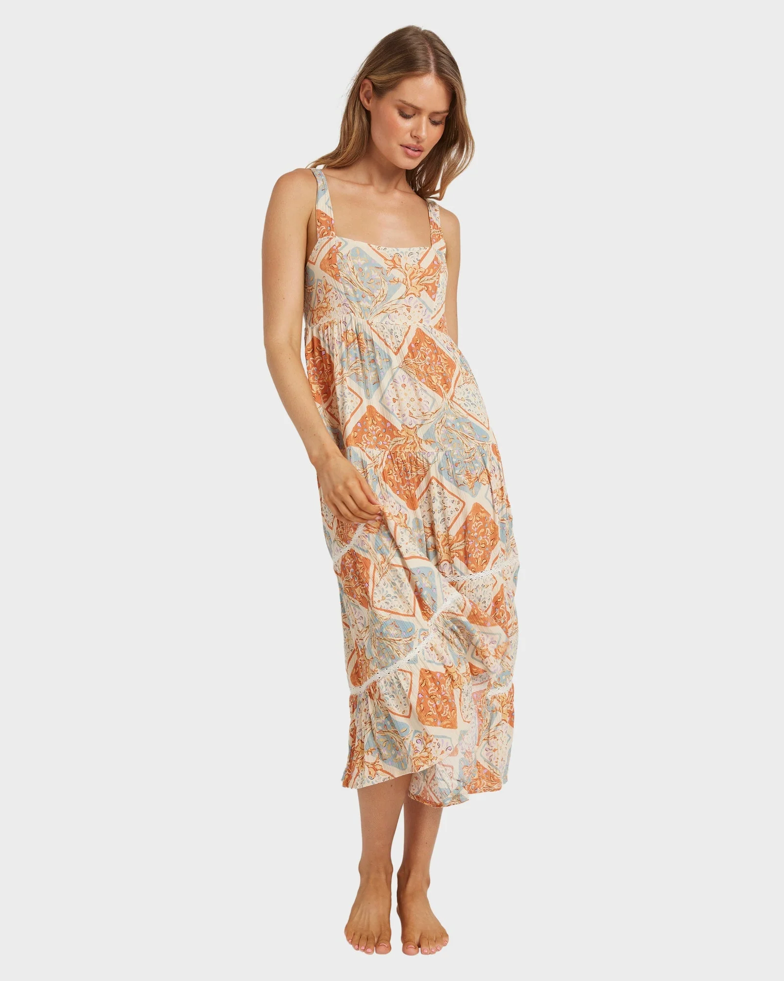 Womens Forever Folk Shine Midi Dress - Image 4