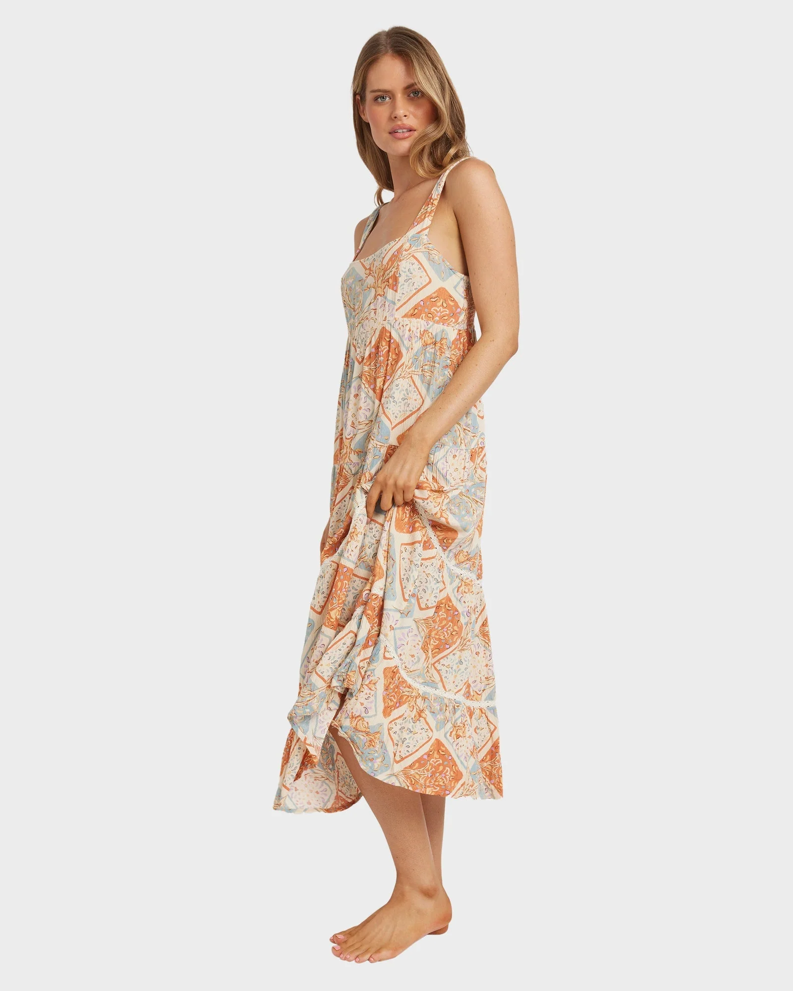 Womens Forever Folk Shine Midi Dress - Image 5