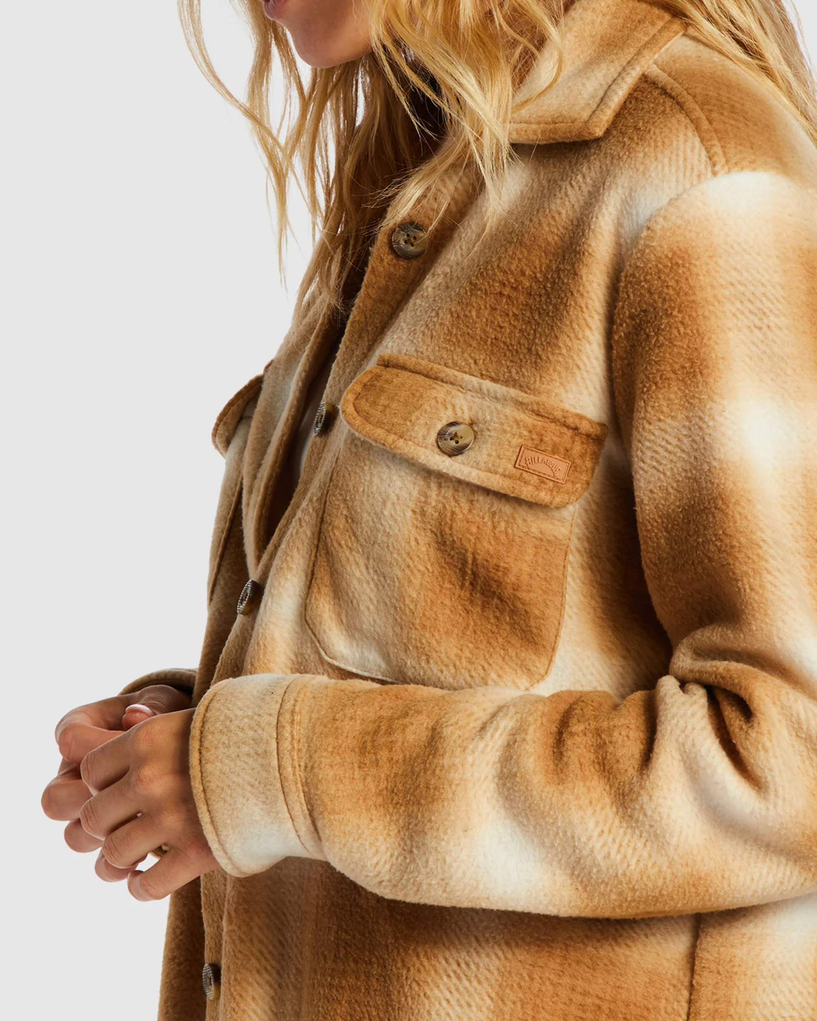 Womens Forge Fleece Shacket - Image 4