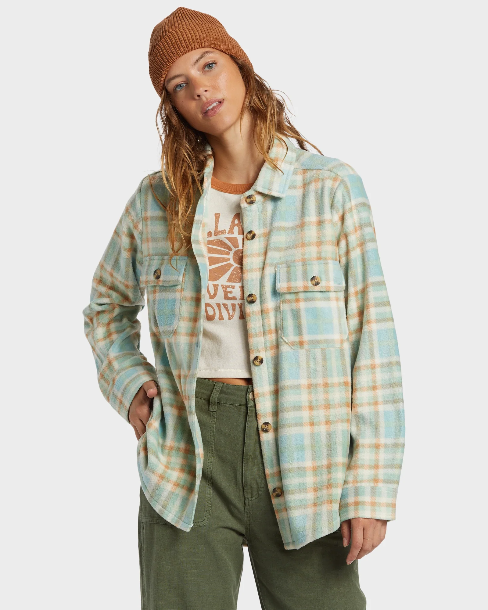 Womens Forge Fleece Shacket - Image 2
