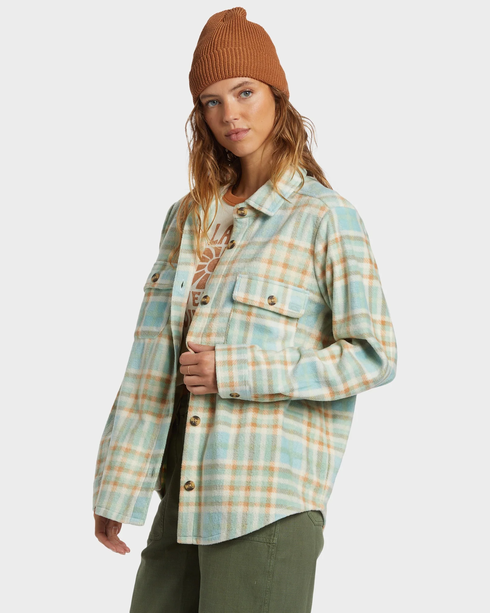 Womens Forge Fleece Shacket - Image 3