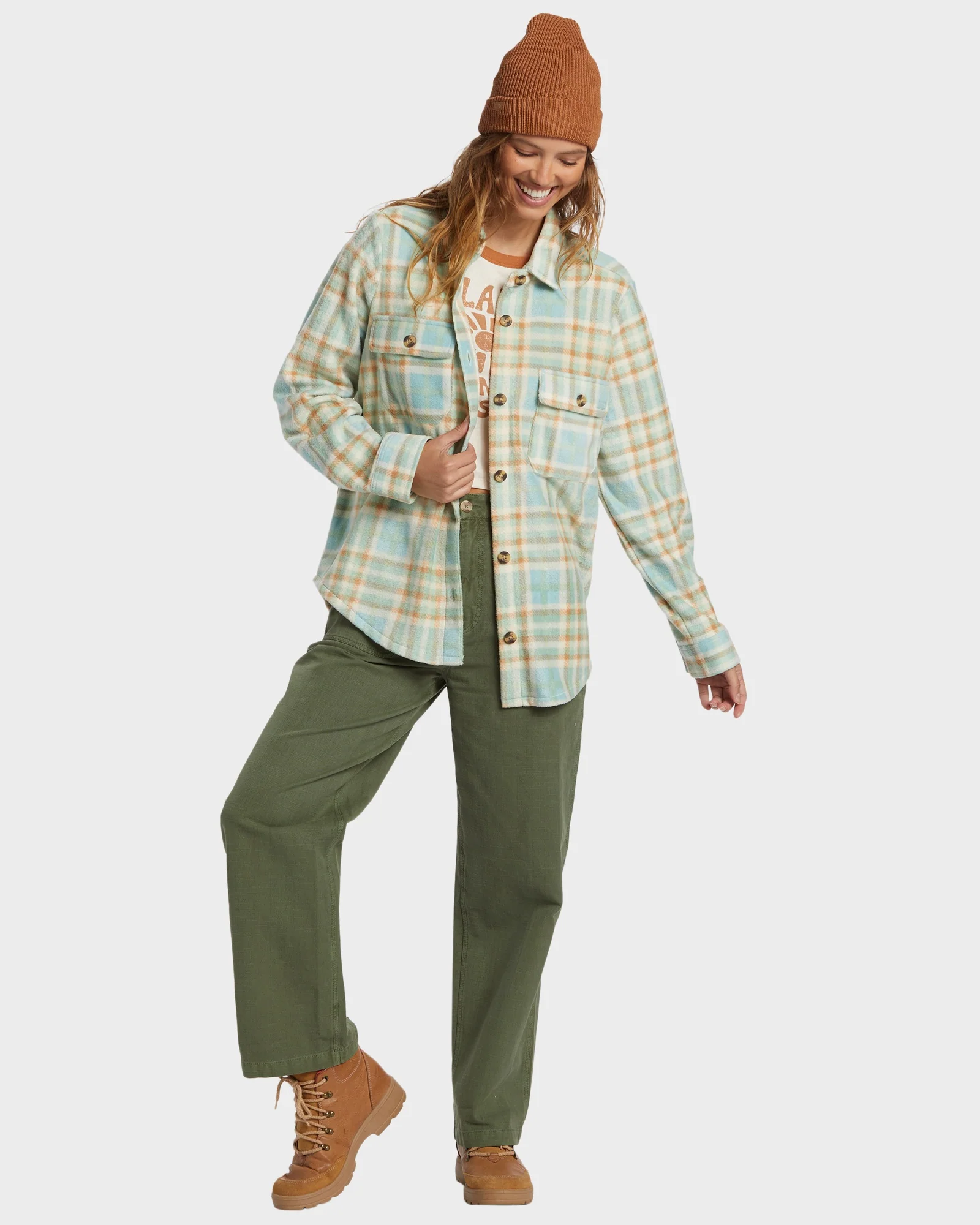 Womens Forge Fleece Shacket - Image 6