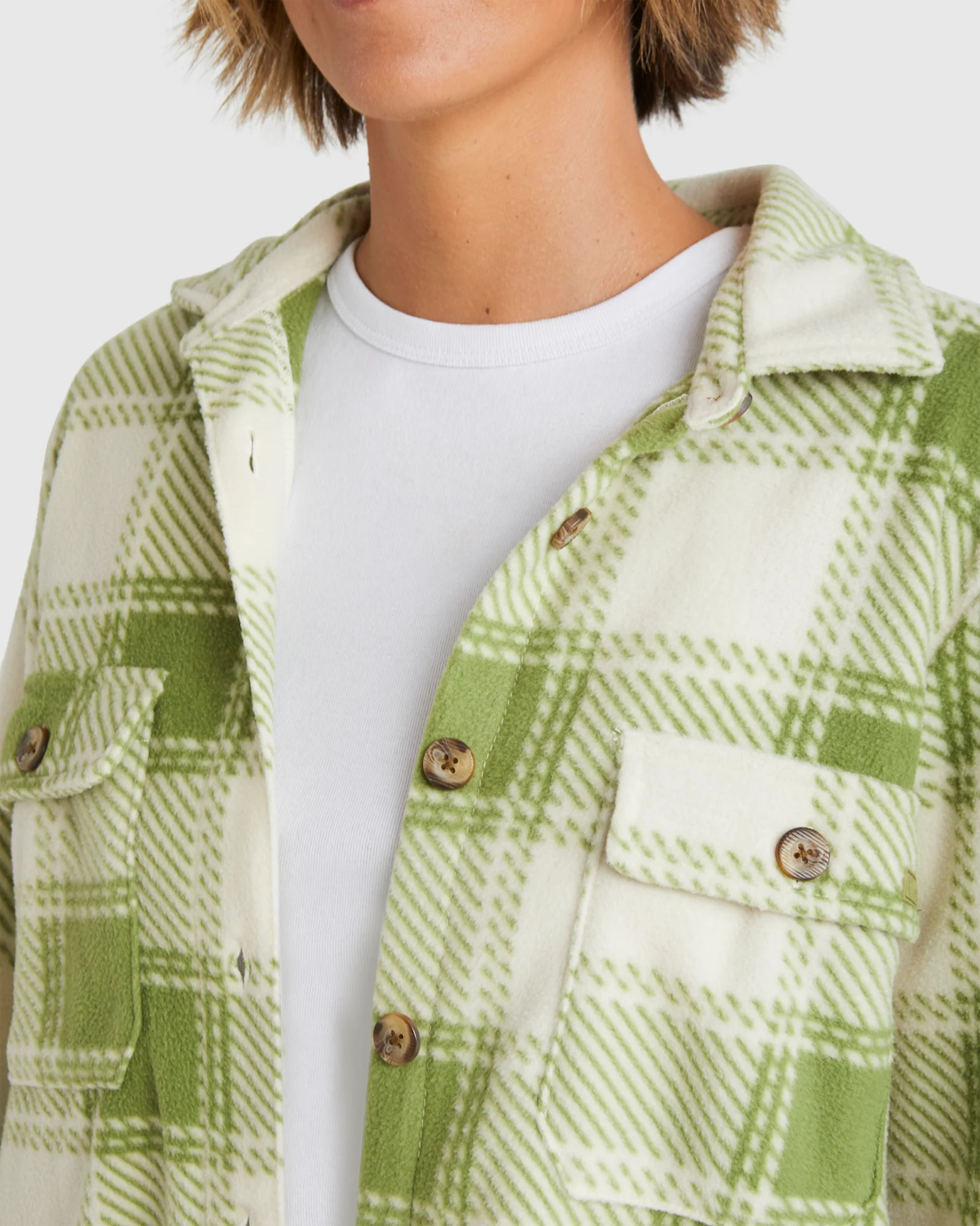 Womens Forge Fleece Shacket - Image 4
