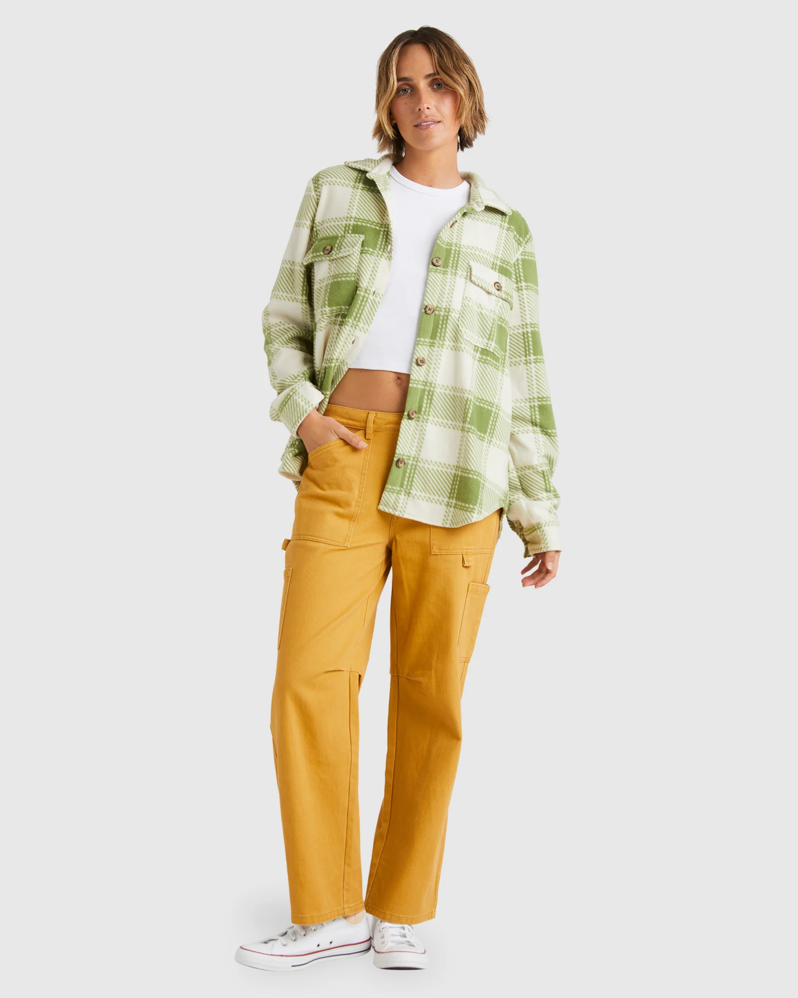 Womens Forge Fleece Shacket - Image 5