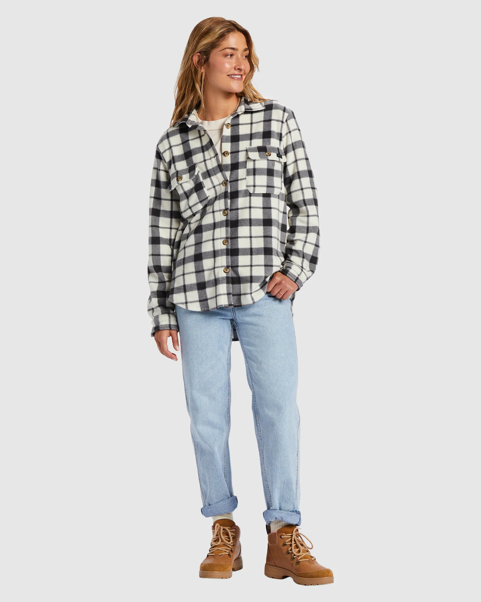 Womens Forge Fleece Shacket - Image 5