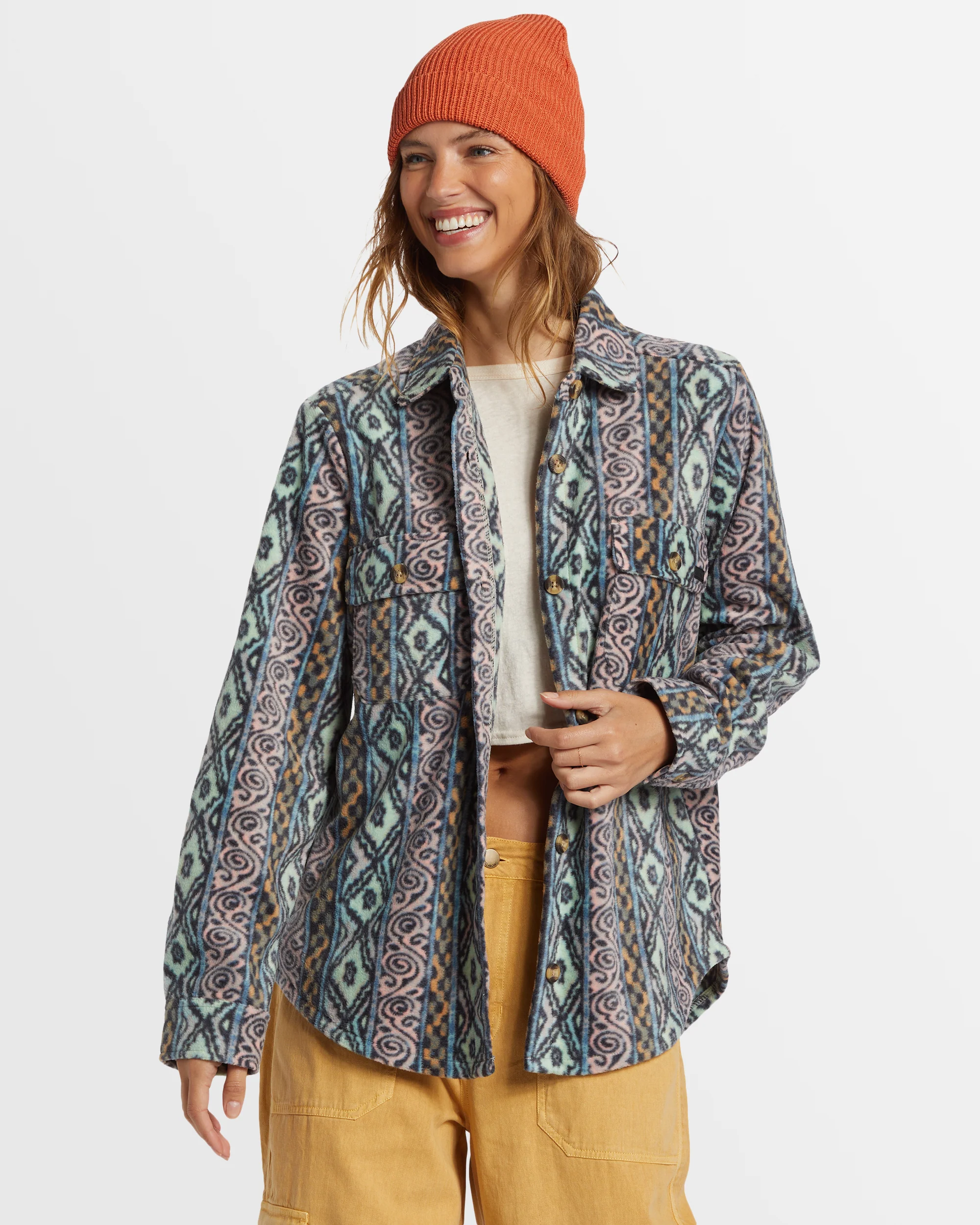 Womens Forge Fleece Shacket - Image 2