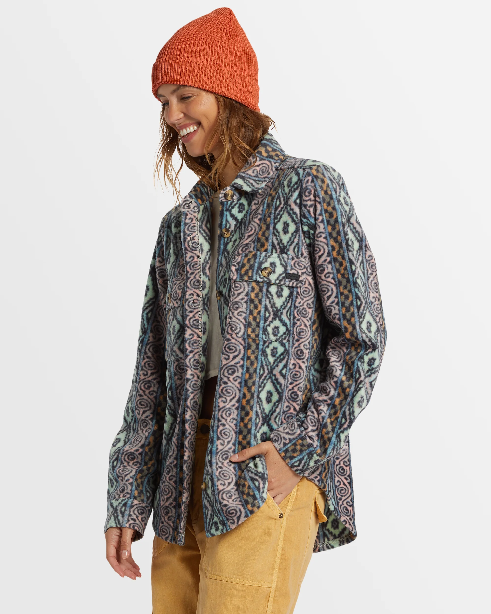 Womens Forge Fleece Shacket - Image 3