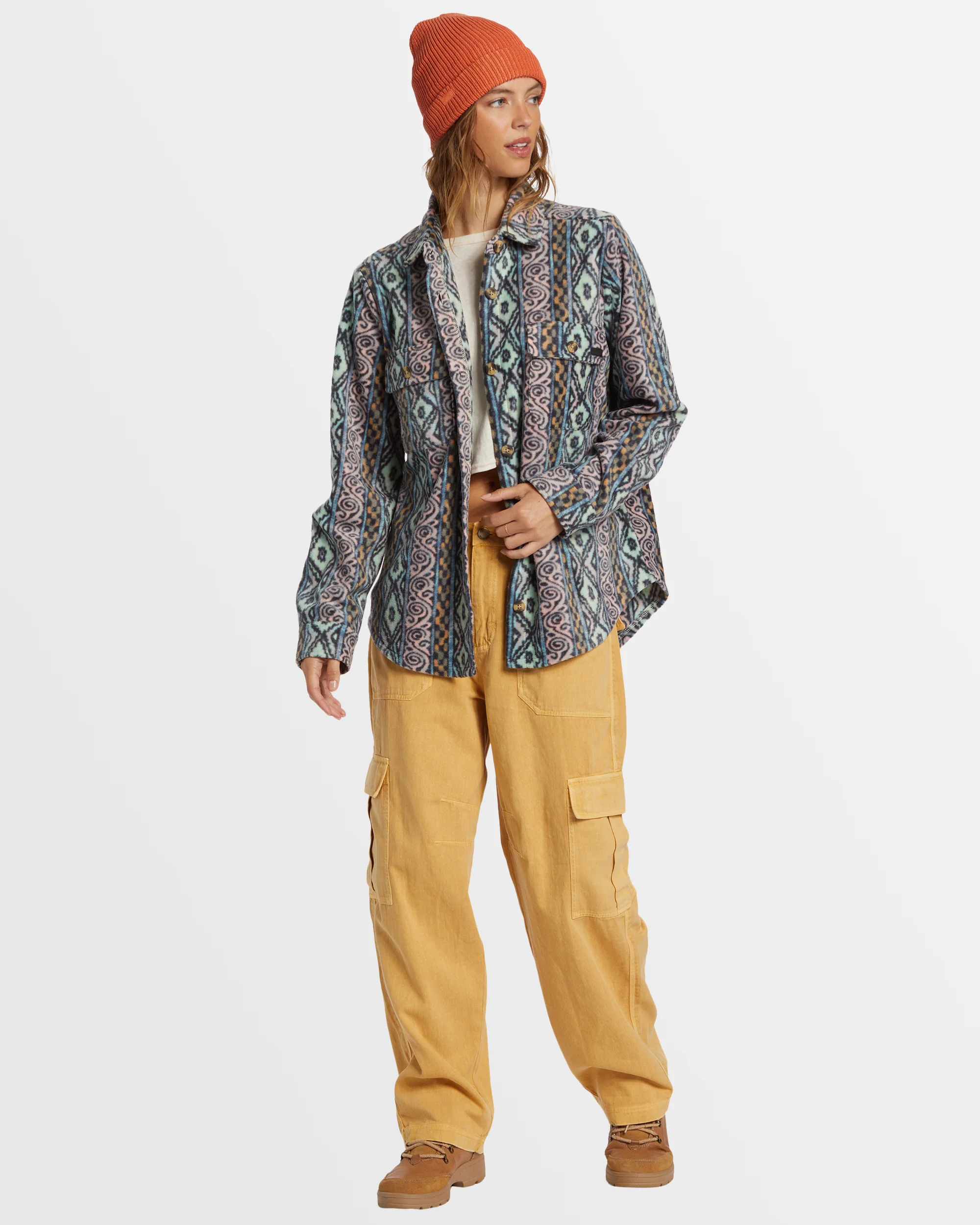 Womens Forge Fleece Shacket - Image 4