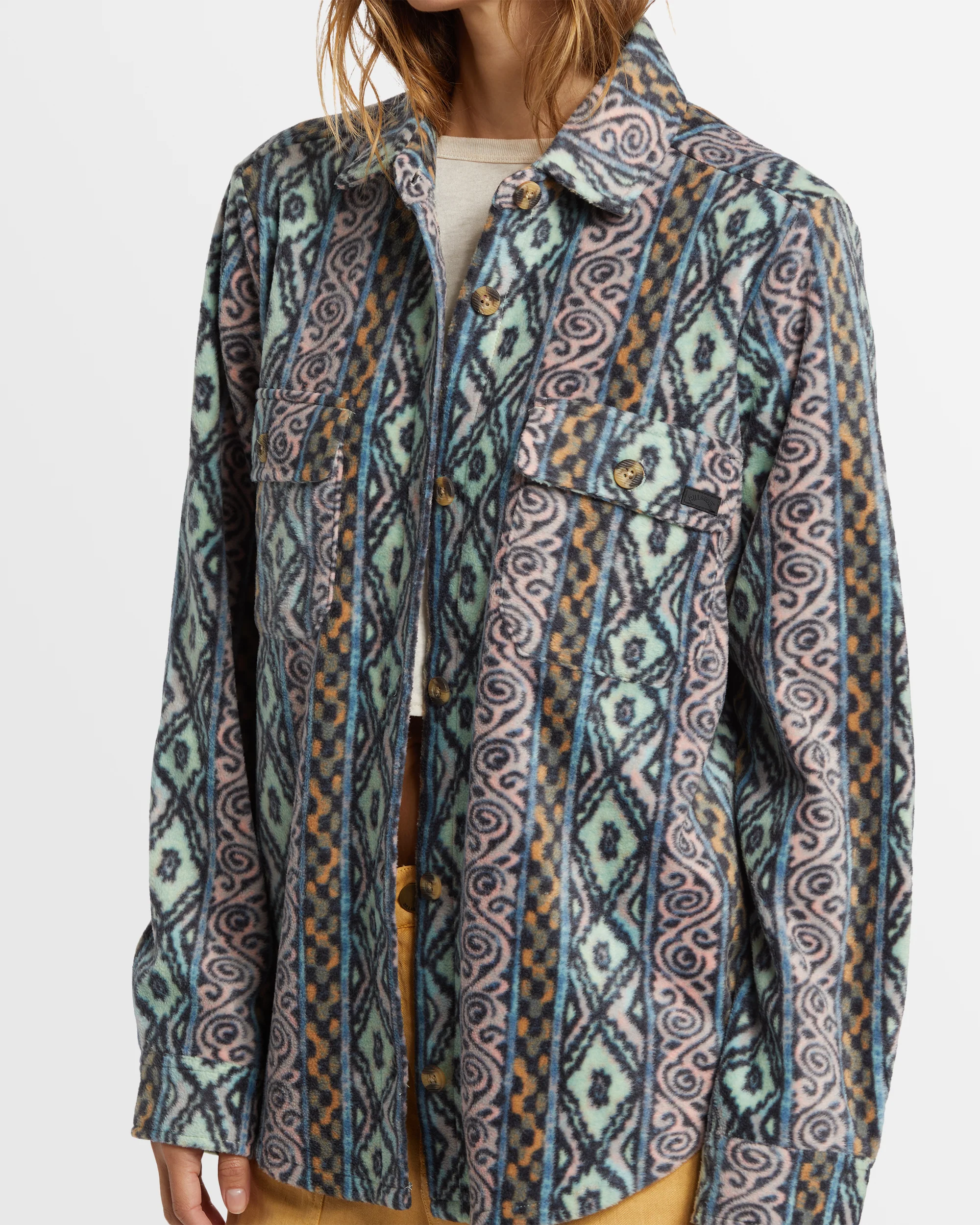 Womens Forge Fleece Shacket - Image 6