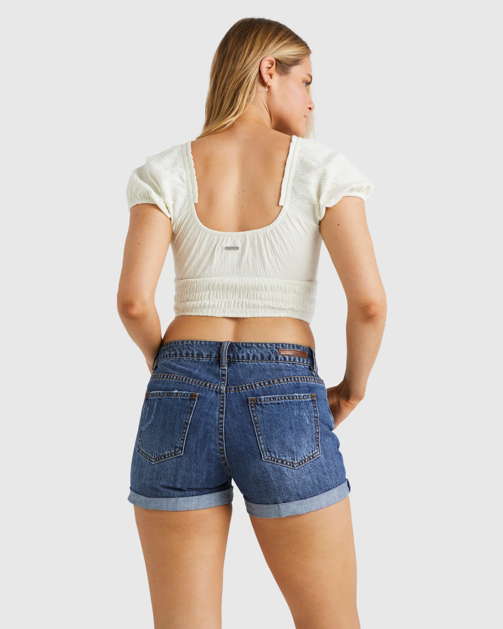 Womens Frankie Denim Shorts - Image 3