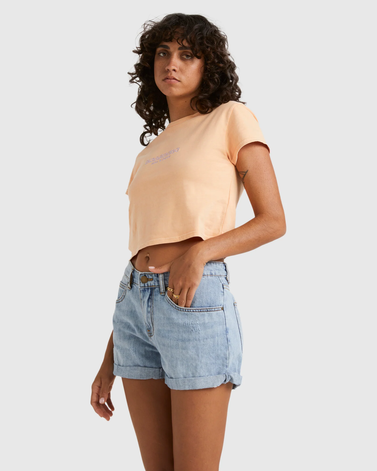 Womens Frankie Denim Shorts - Image 2