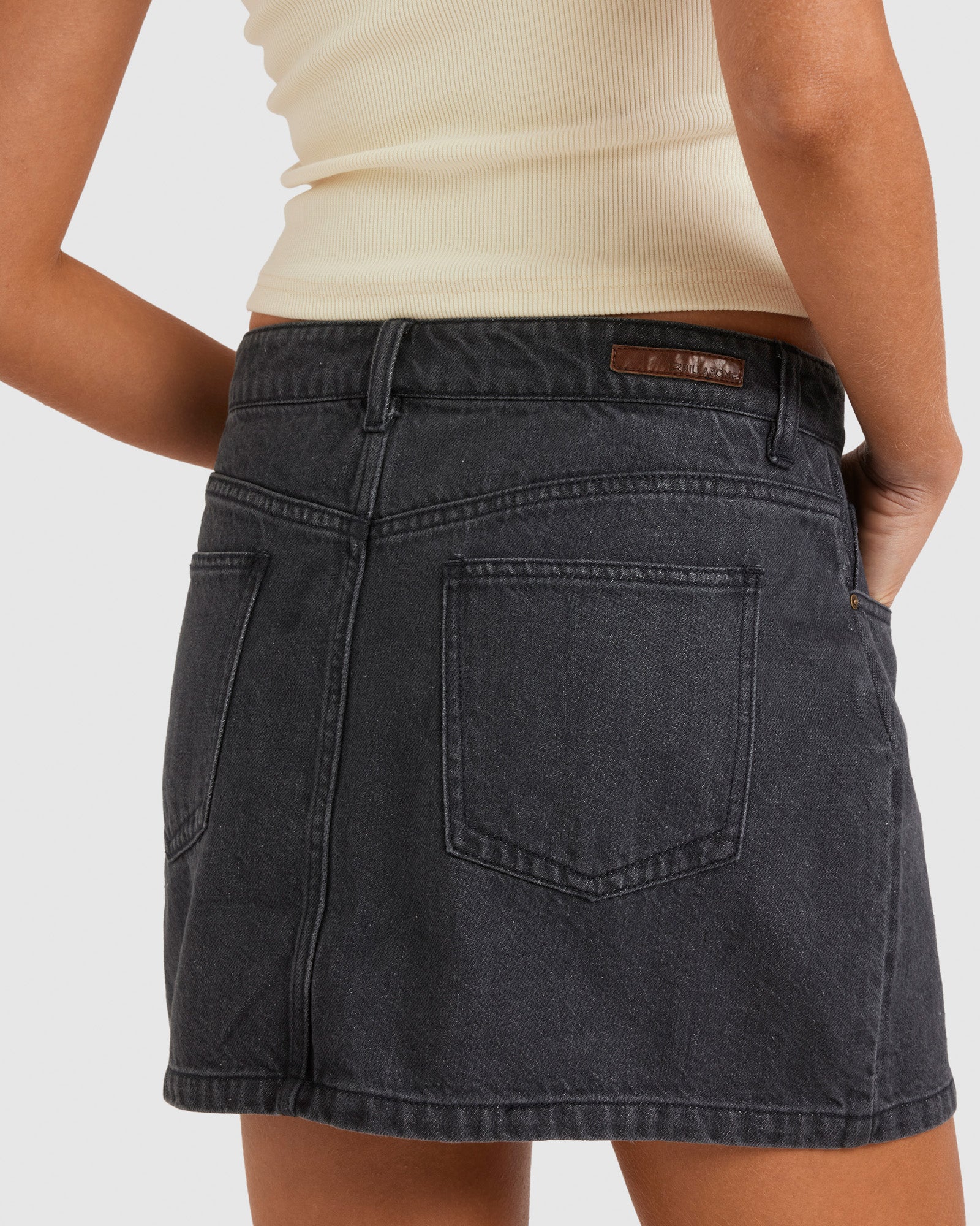 Womens Frankie Denim Mini Skirt - Image 3