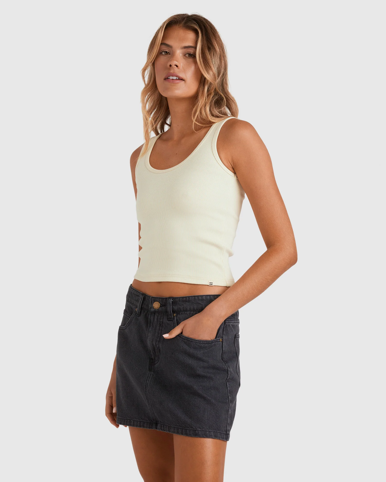Womens Frankie Denim Mini Skirt - Image 4