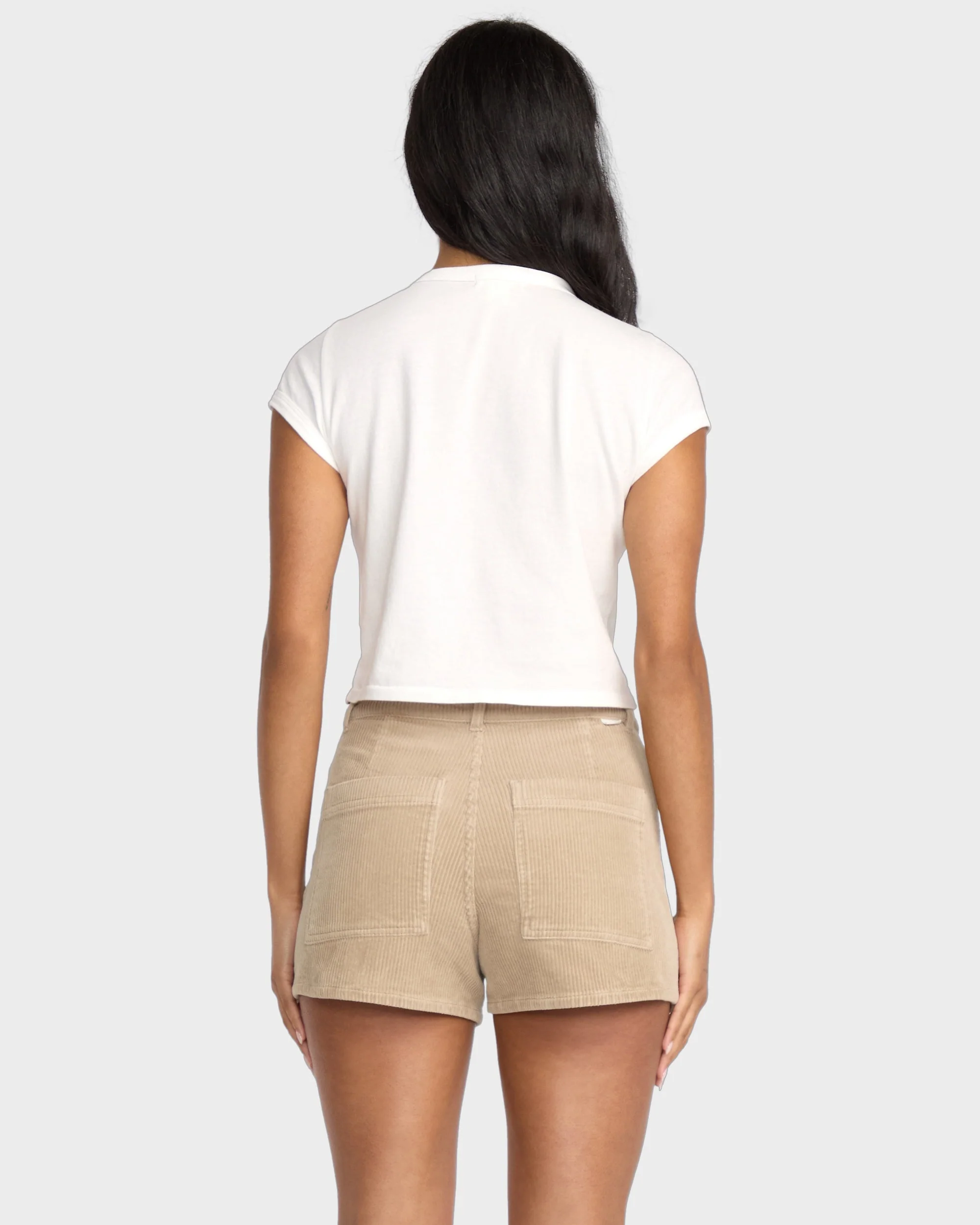 Womens Free Fall Corduroy Shorts - Image 2