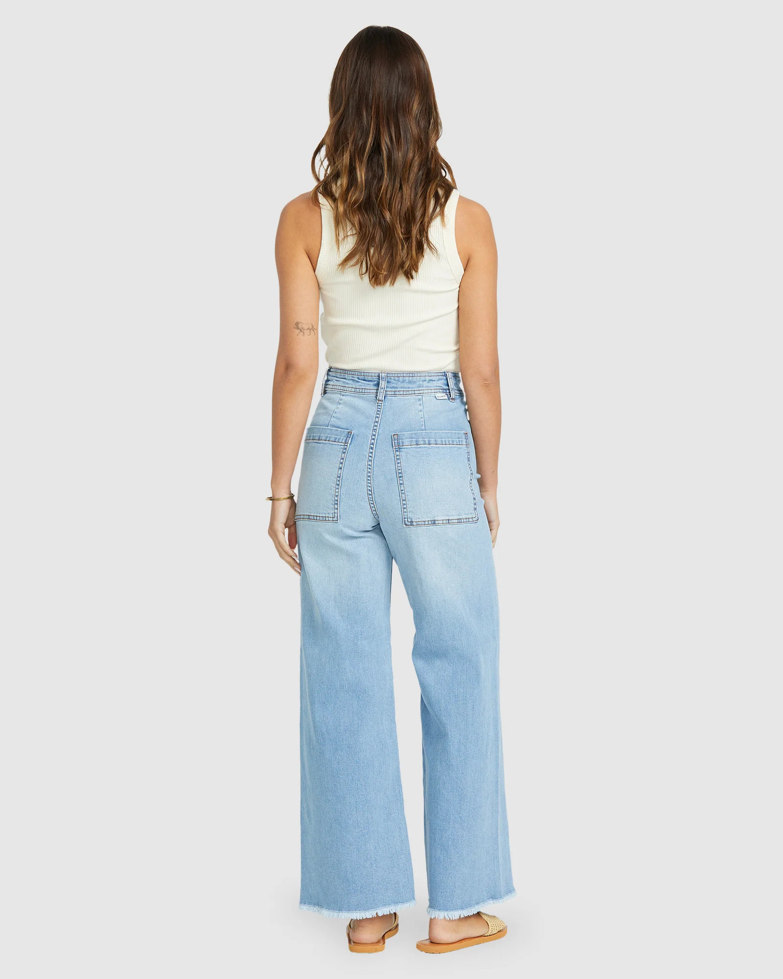 Womens Free Fall Denim Jeans - Image 3