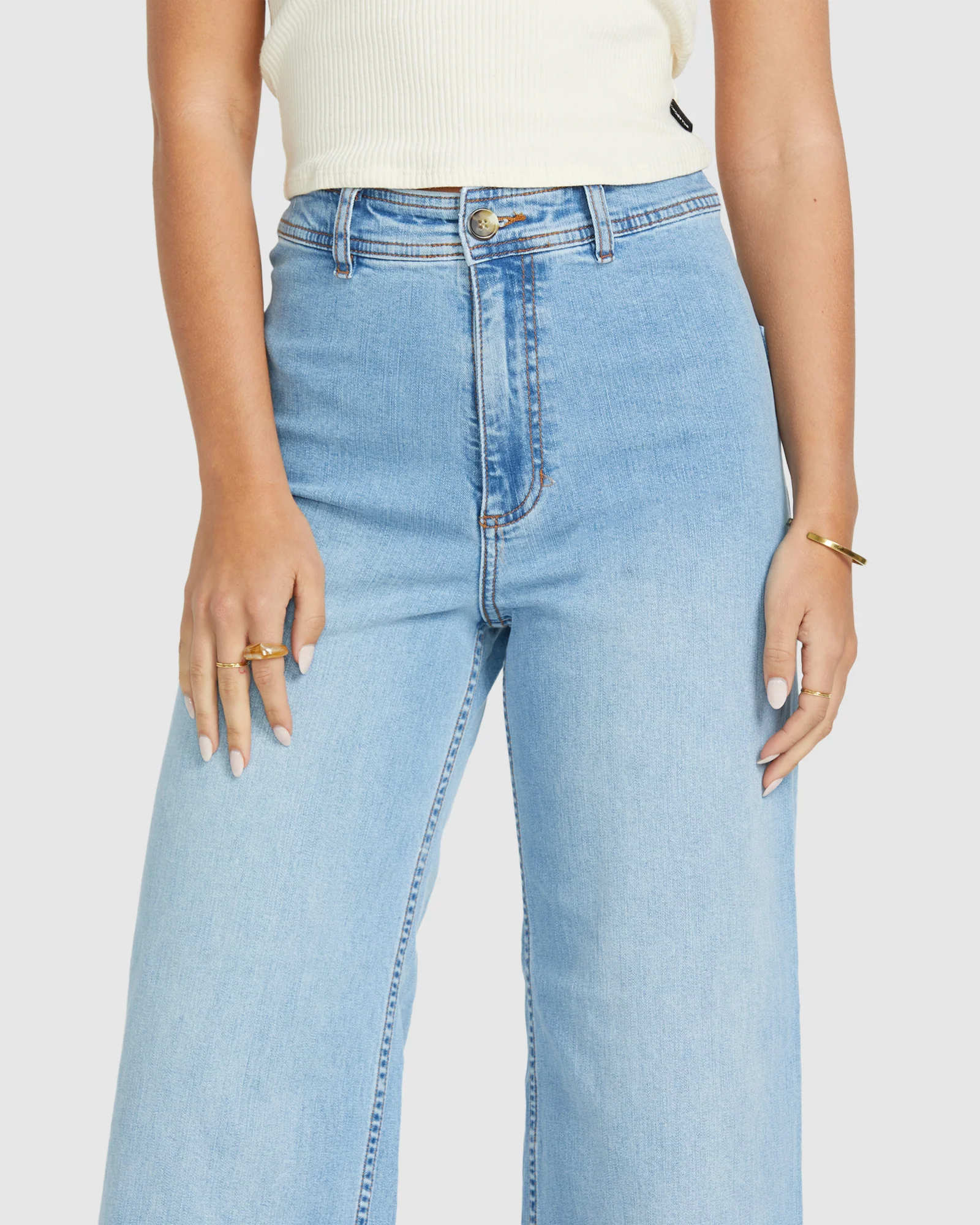 Womens Free Fall Denim Jeans - Image 4