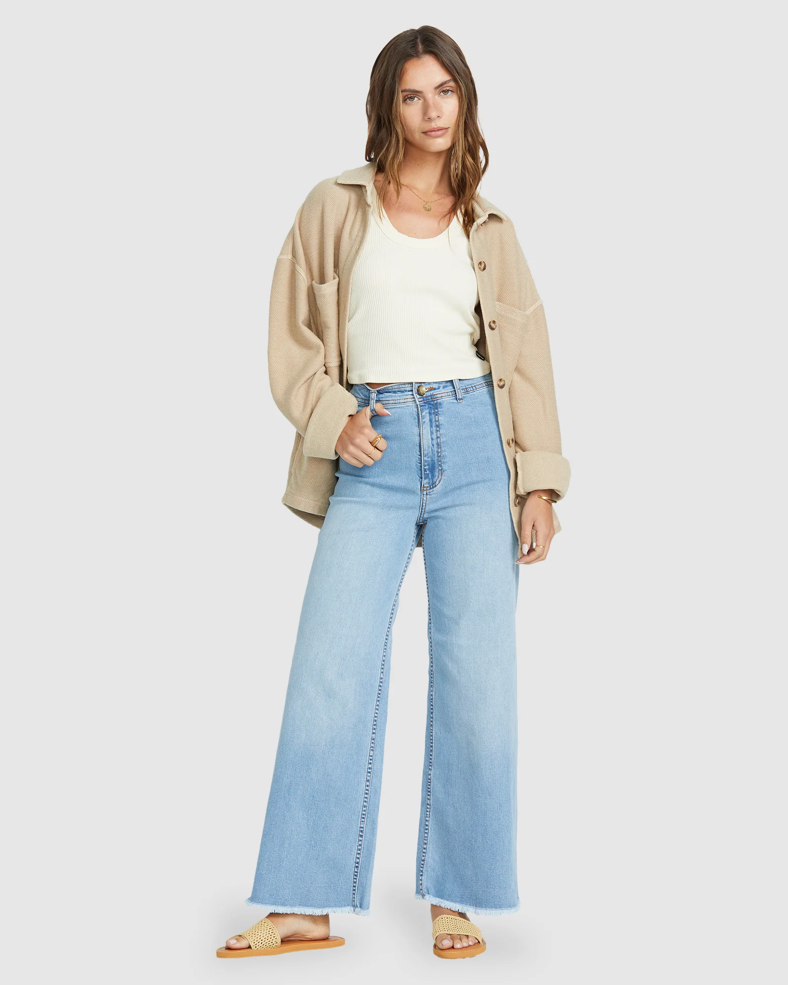 Womens Free Fall Denim Jeans - Image 5