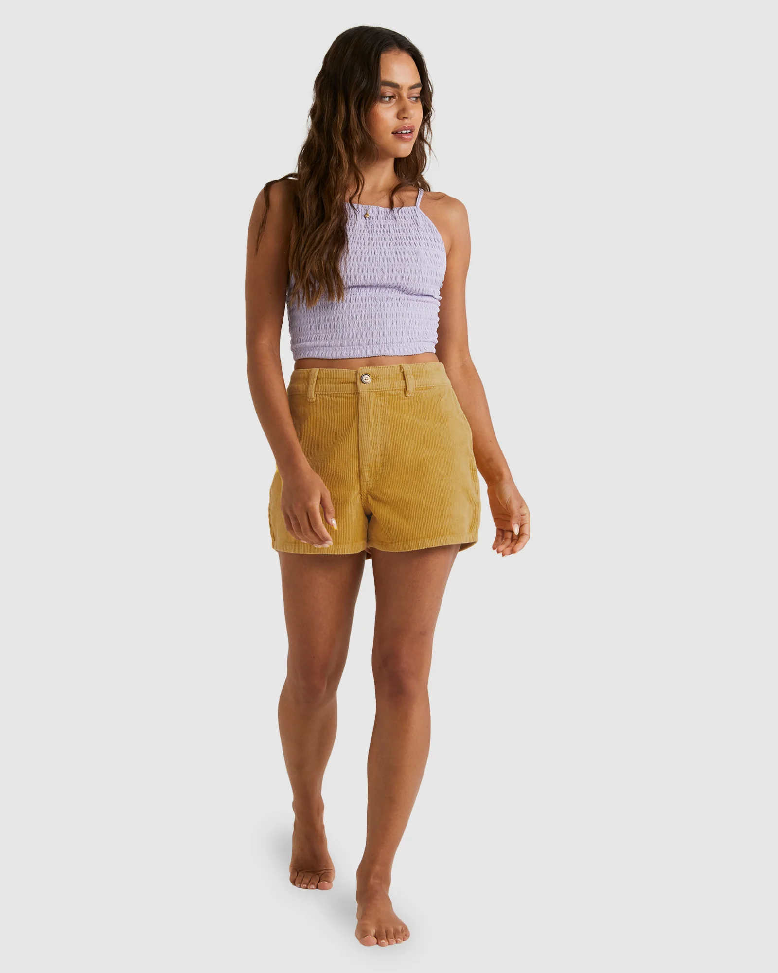 Womens Free Fall Corduroy Shorts - Image 5